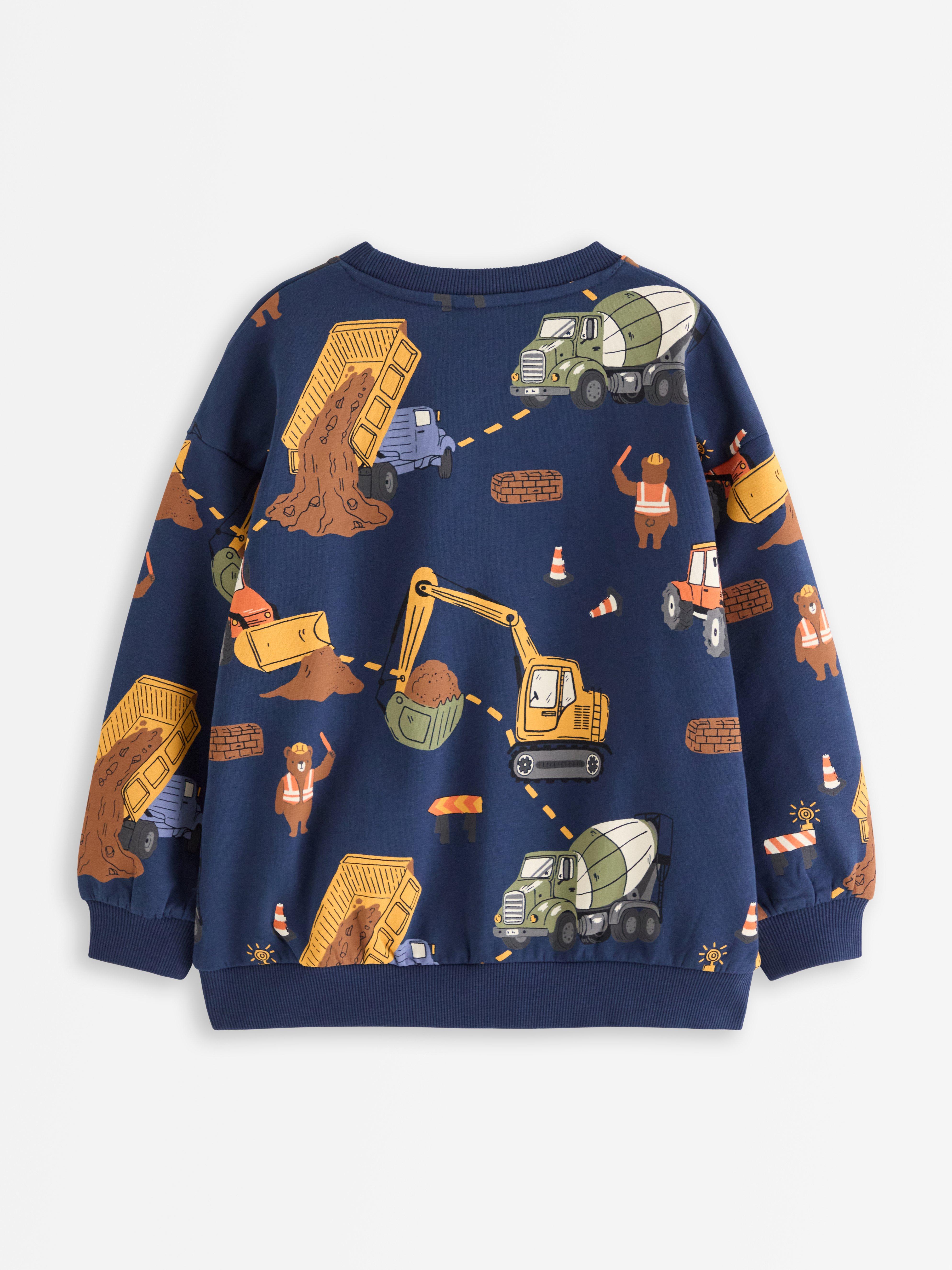 Sweatshirt - Barn - Blå