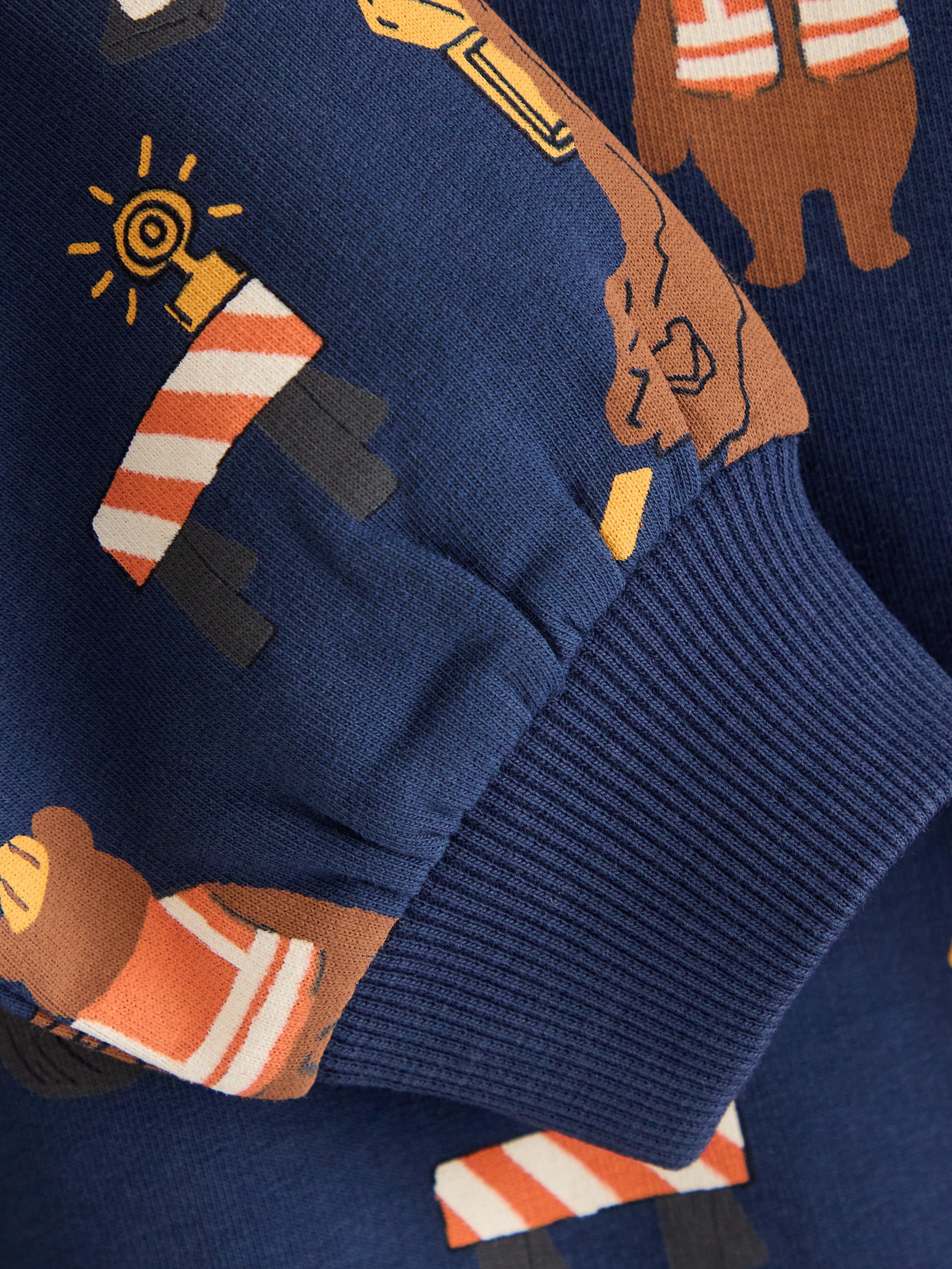 Sweatshirt - Barn - Blå