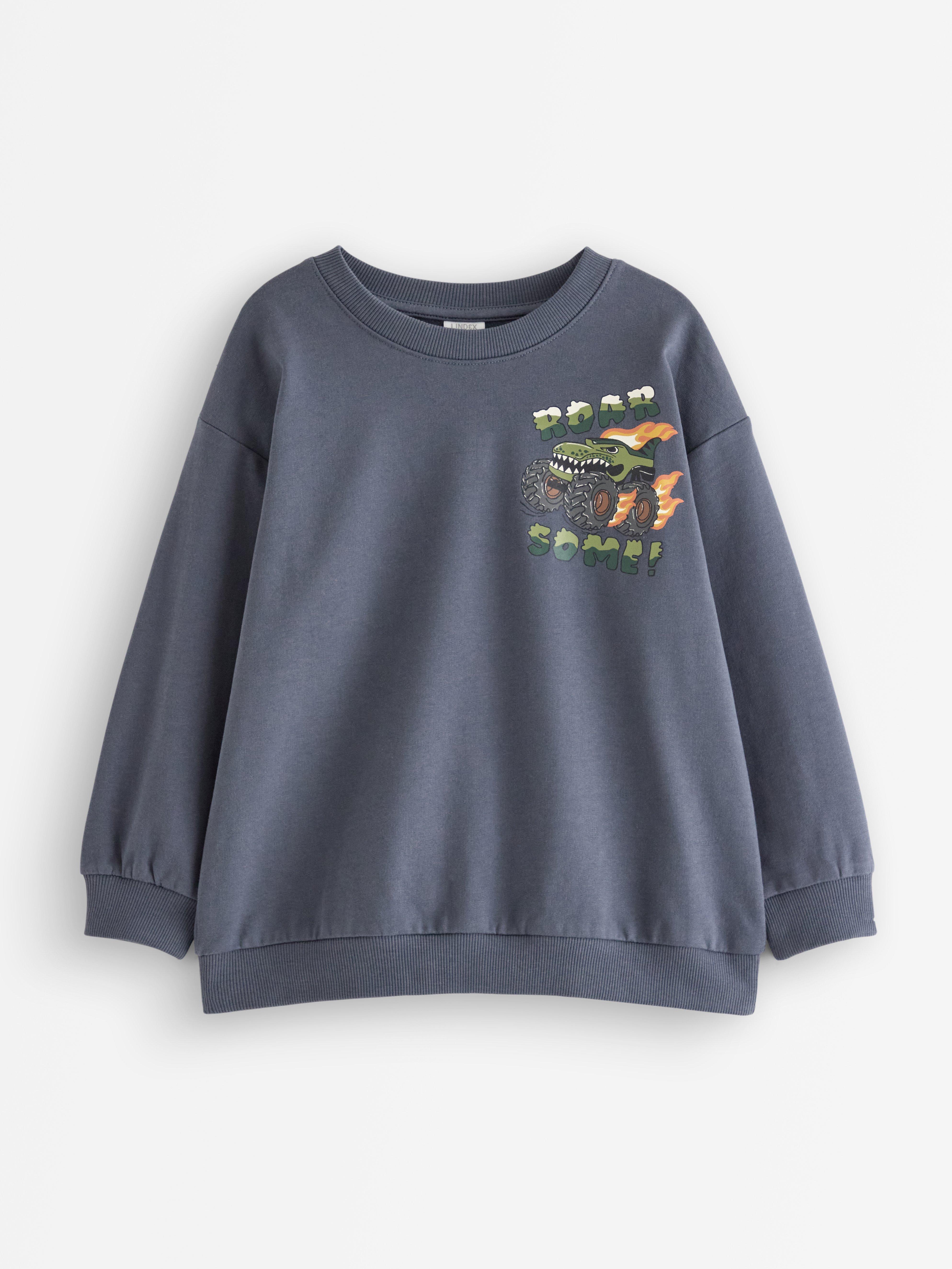 Sweatshirt -  - Grå