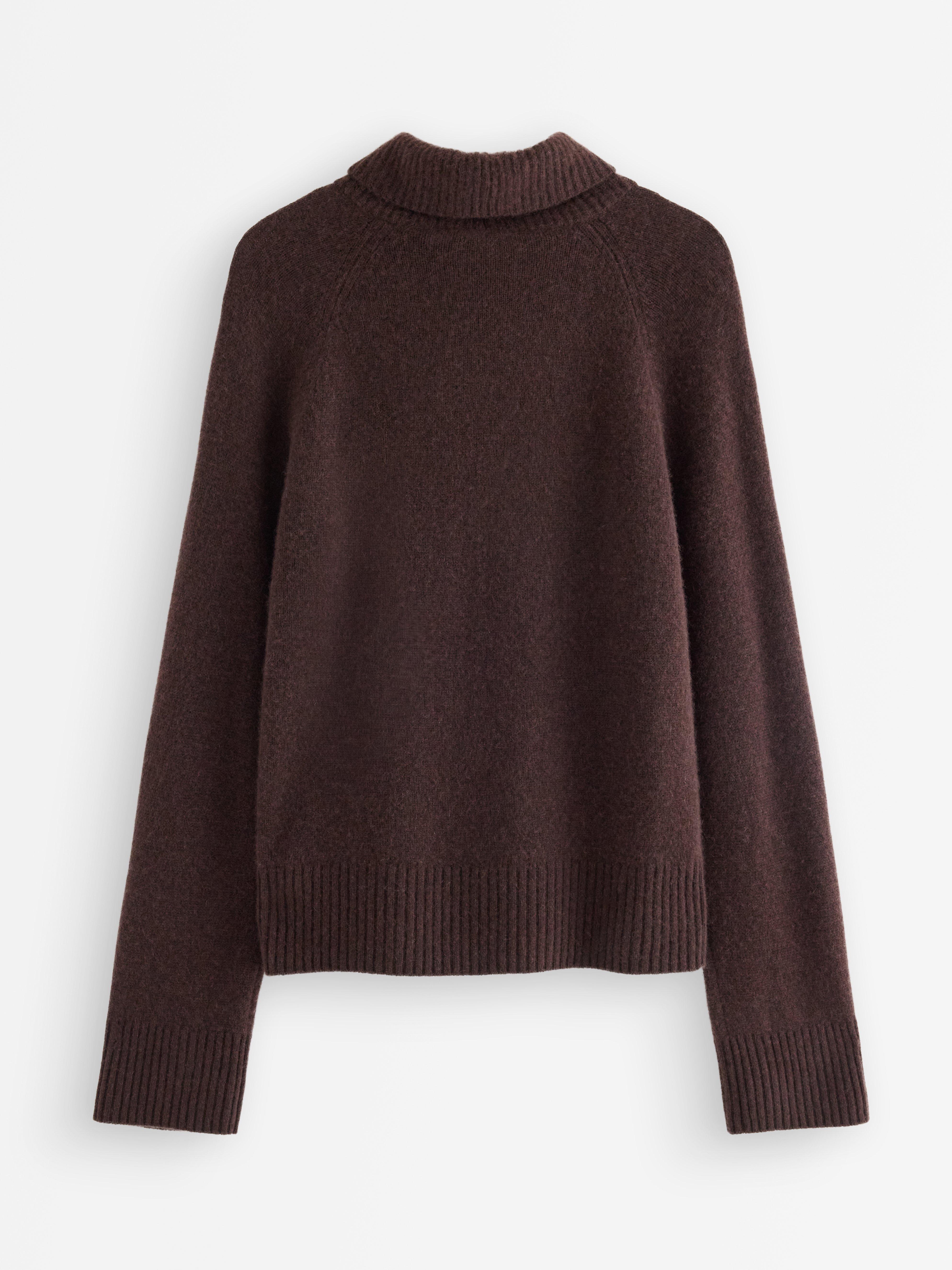 Roller Neck Sweater - Womens Wear - Brown