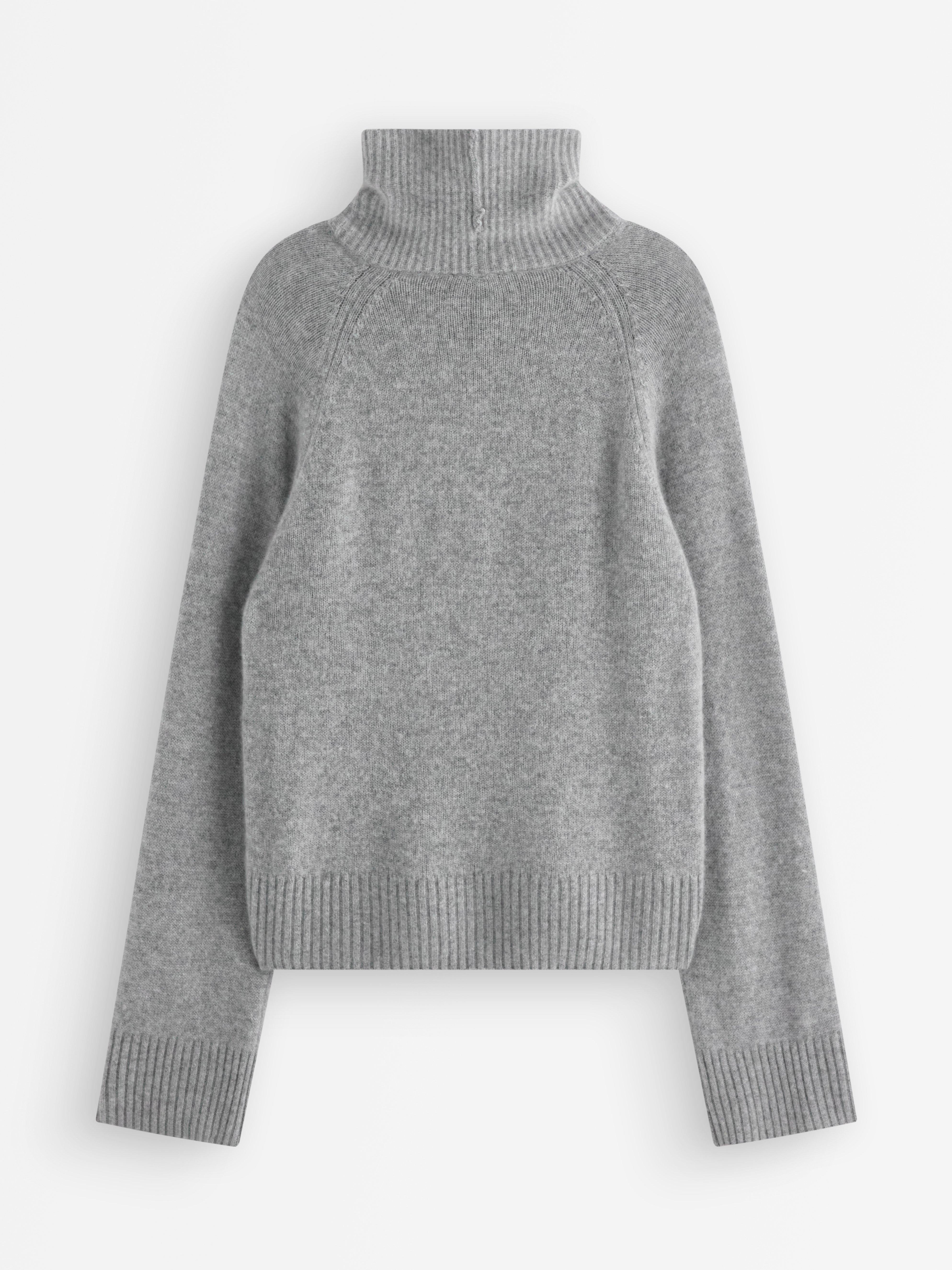 Roller Neck Sweater - Womens Wear - Grey