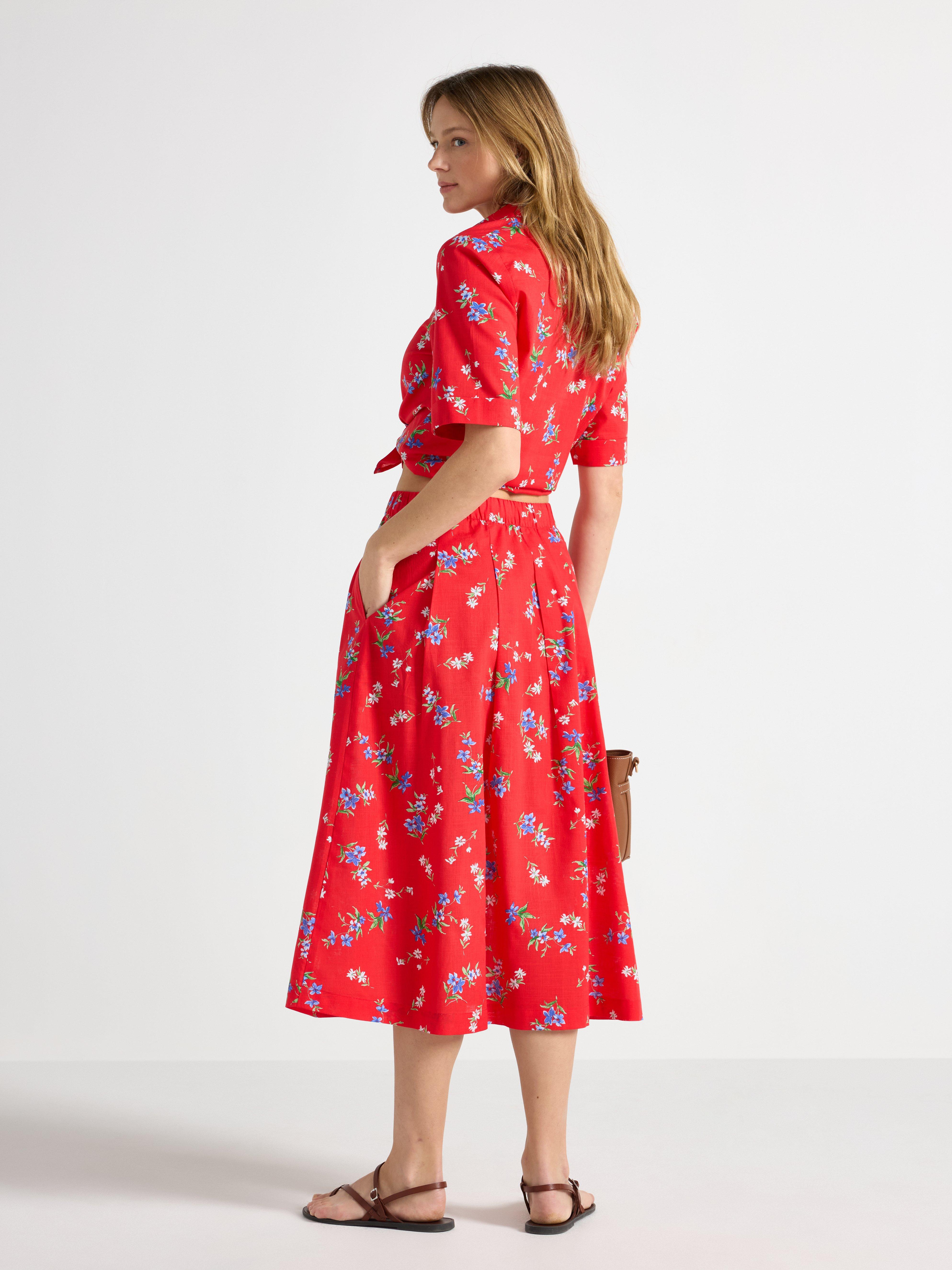 Skirt - Womens Wear - Red