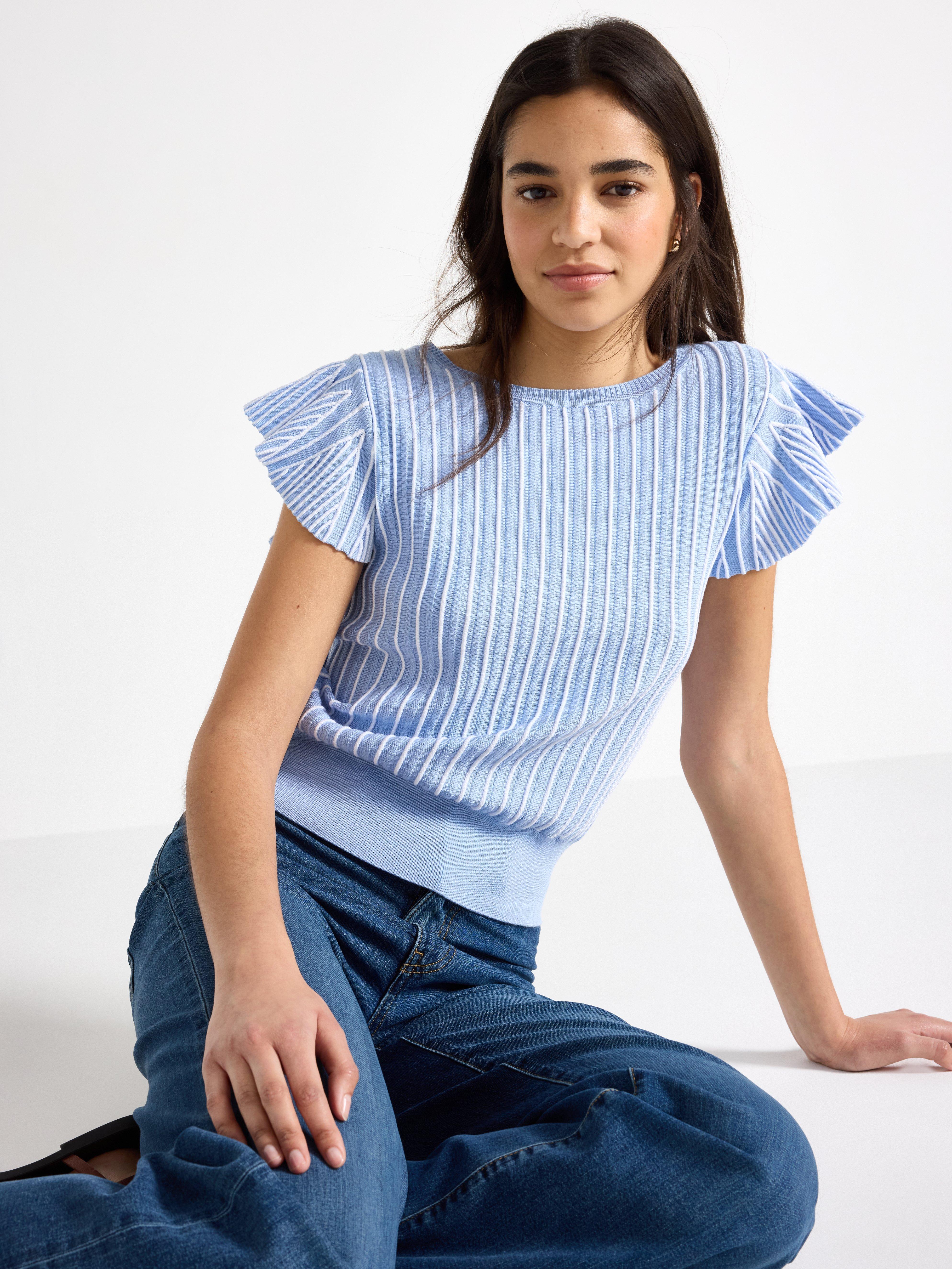 Top - Womens Wear - Blue