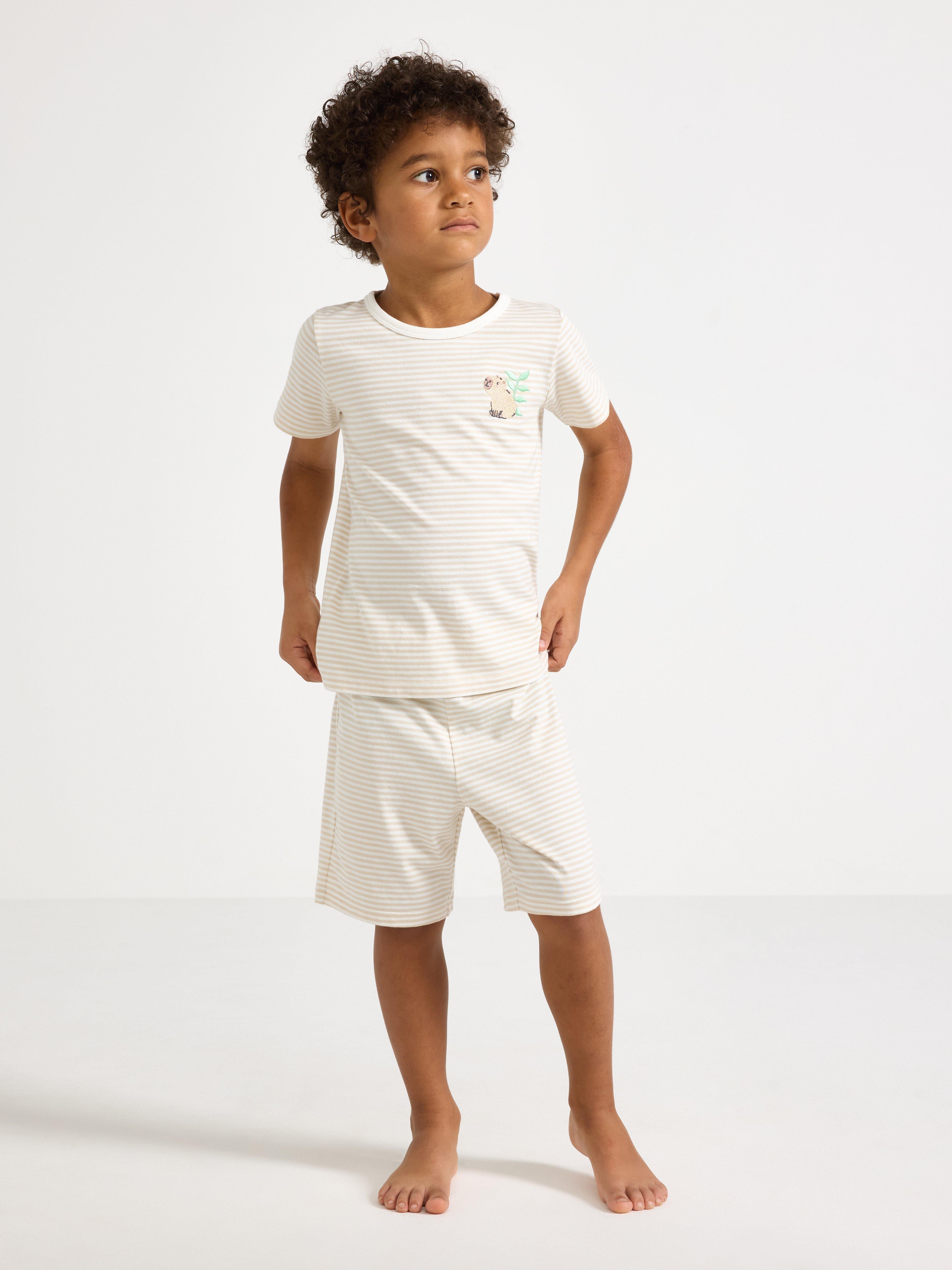 Pyjama Set - Kids Wear - Beige
