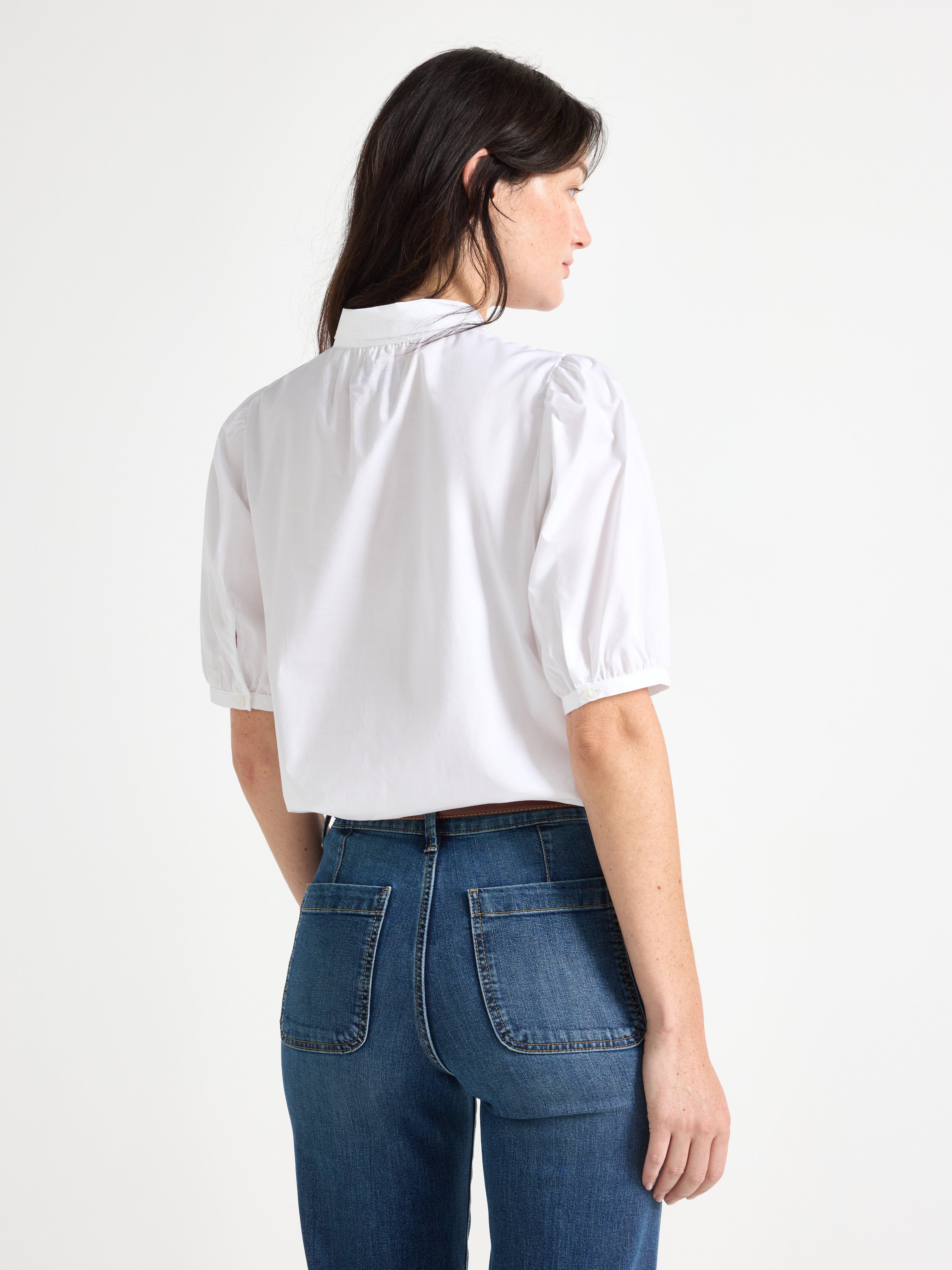 Bluse - Dame - Hvid