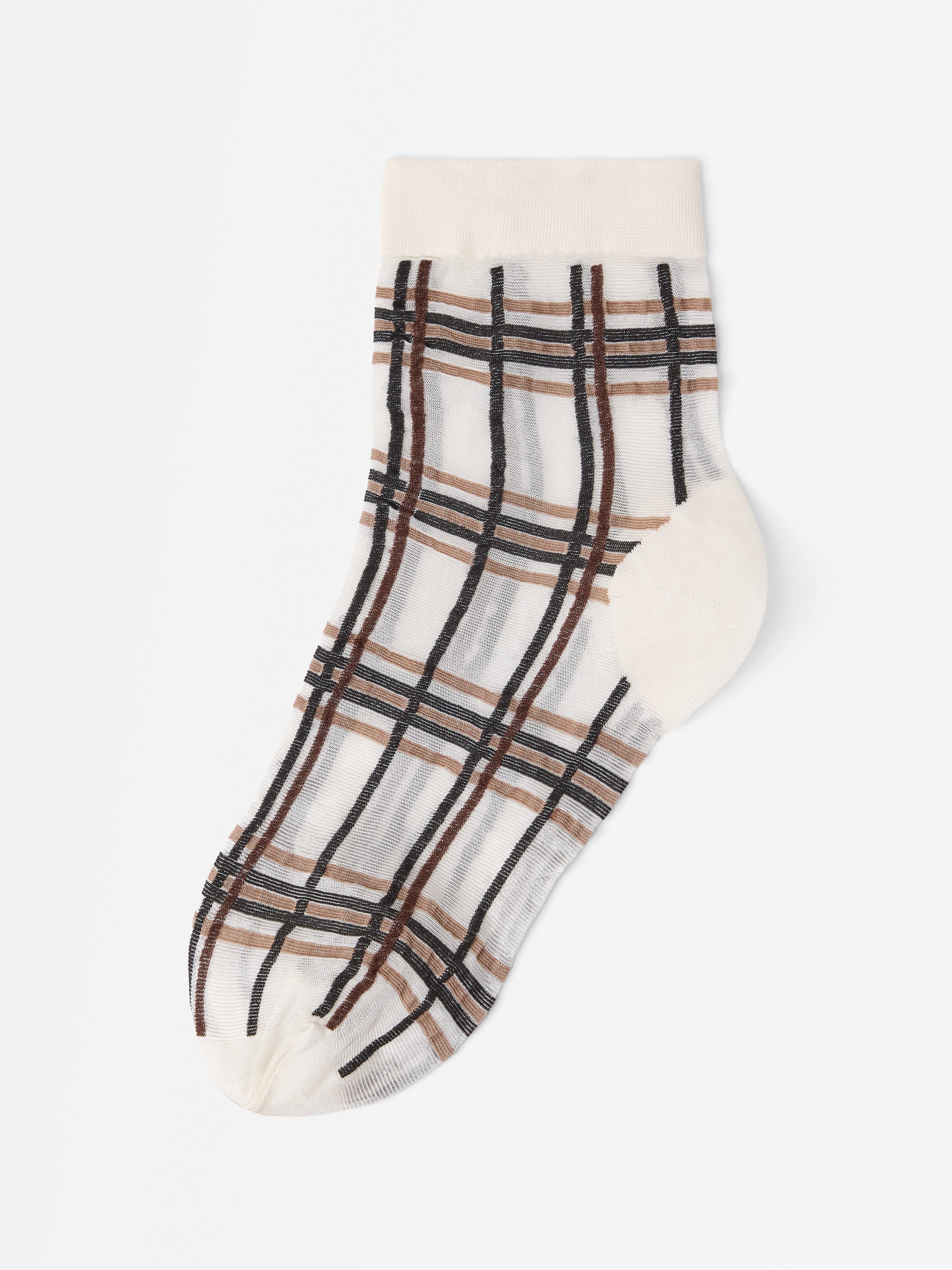 Hög ankelstrumpa - Underkläder - Beige