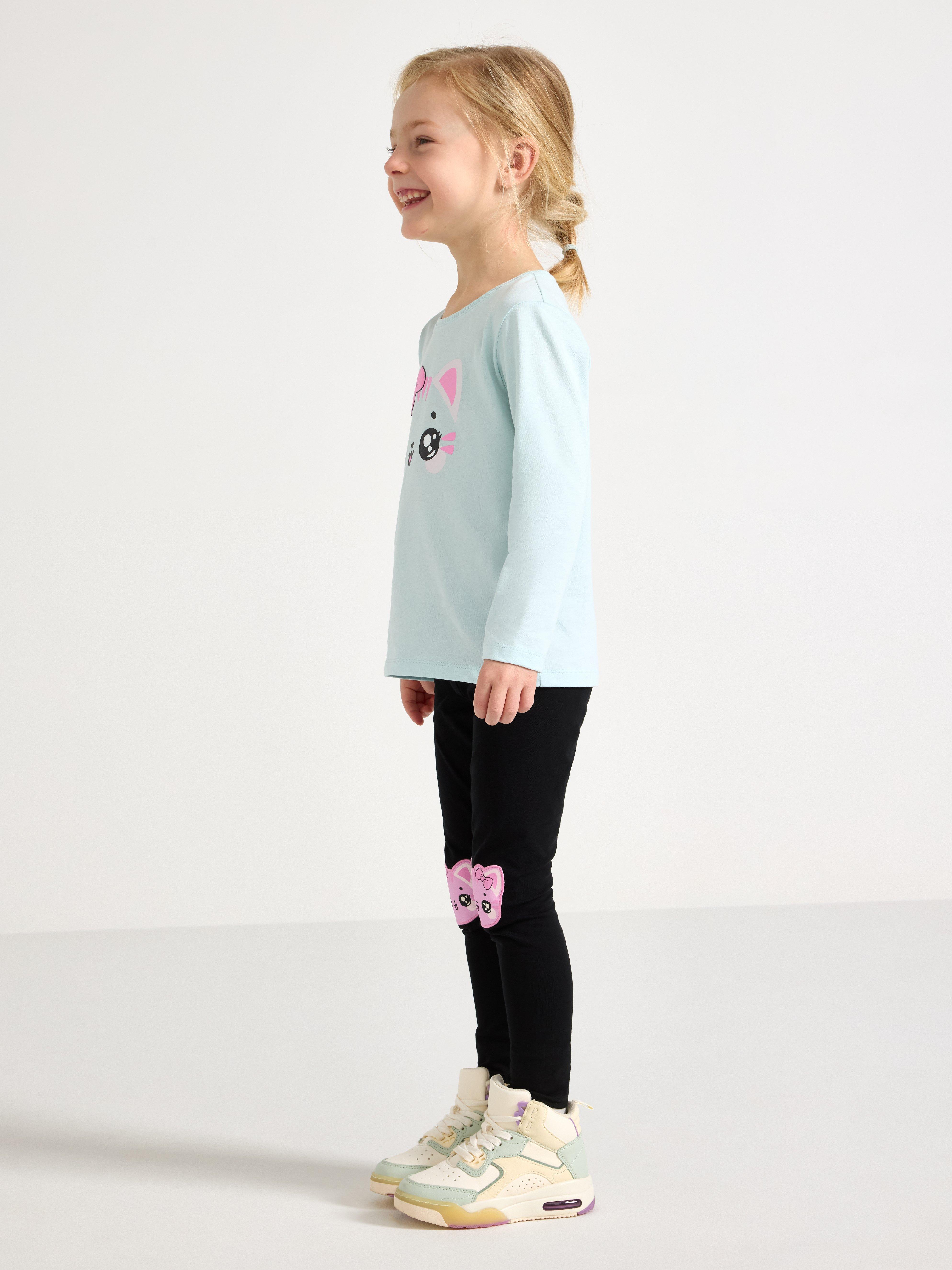Leggings - Børn - Sort