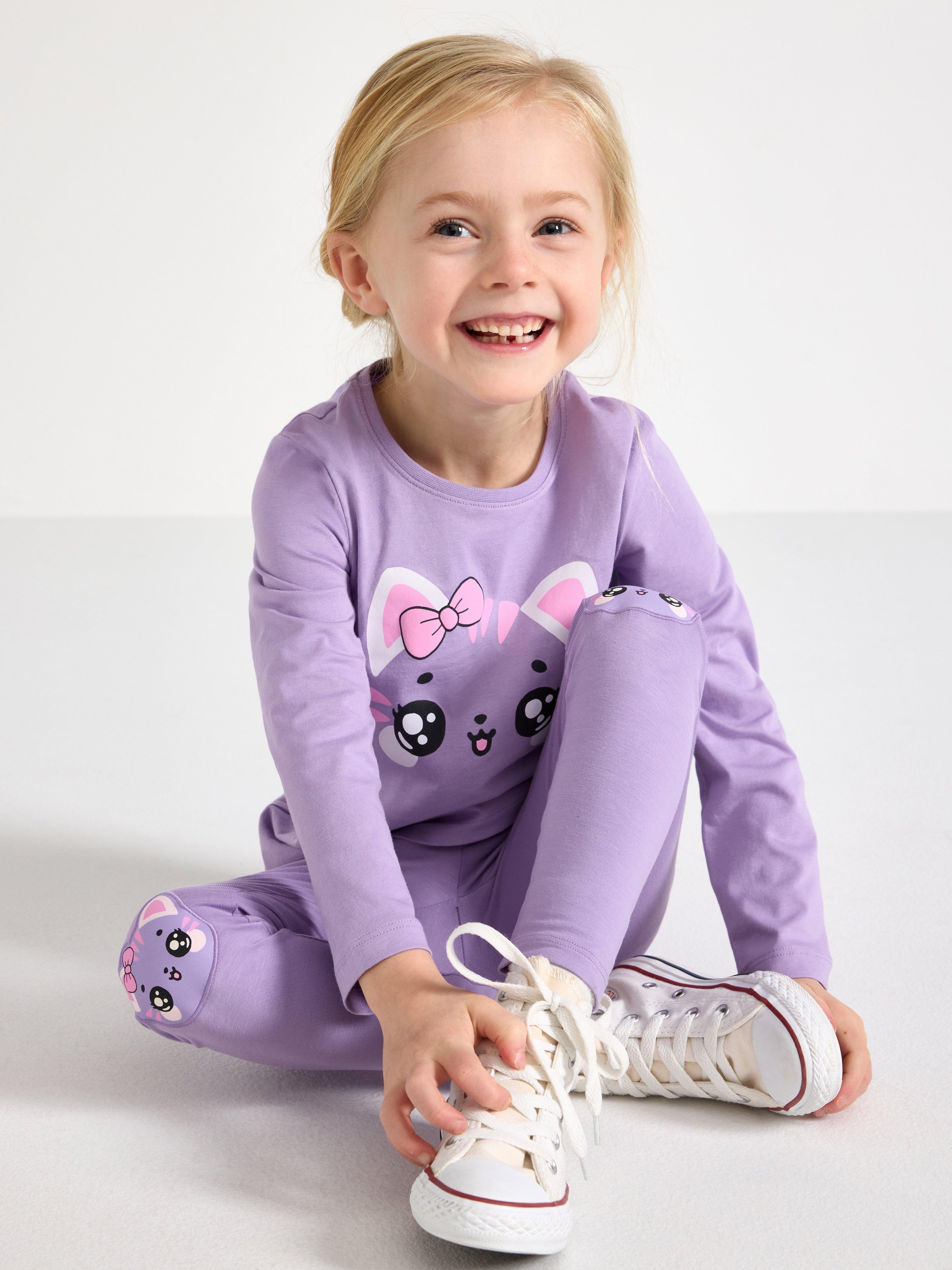 Leggings - Barn - Lilla