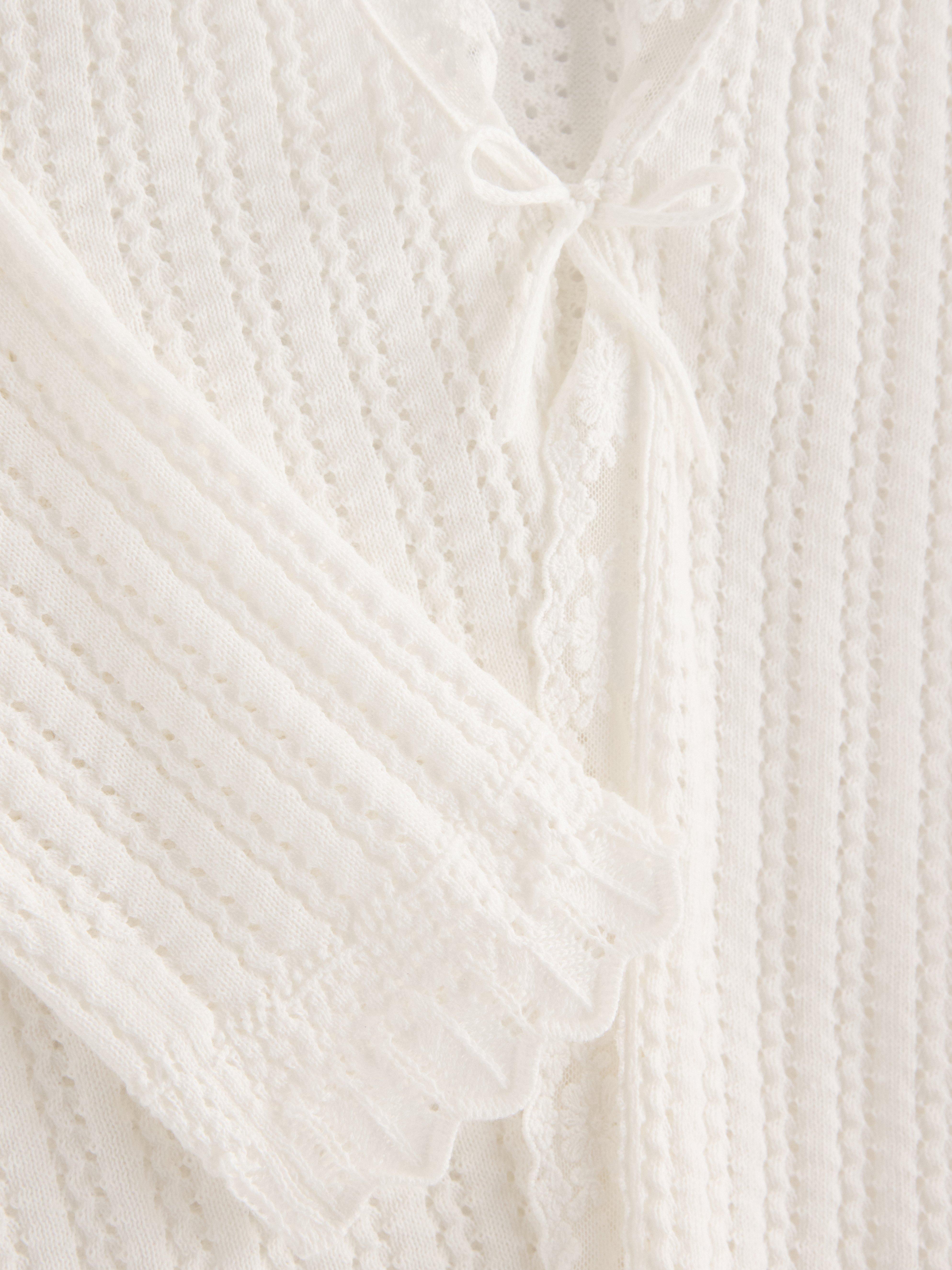 Cardigan - Børn - Hvid