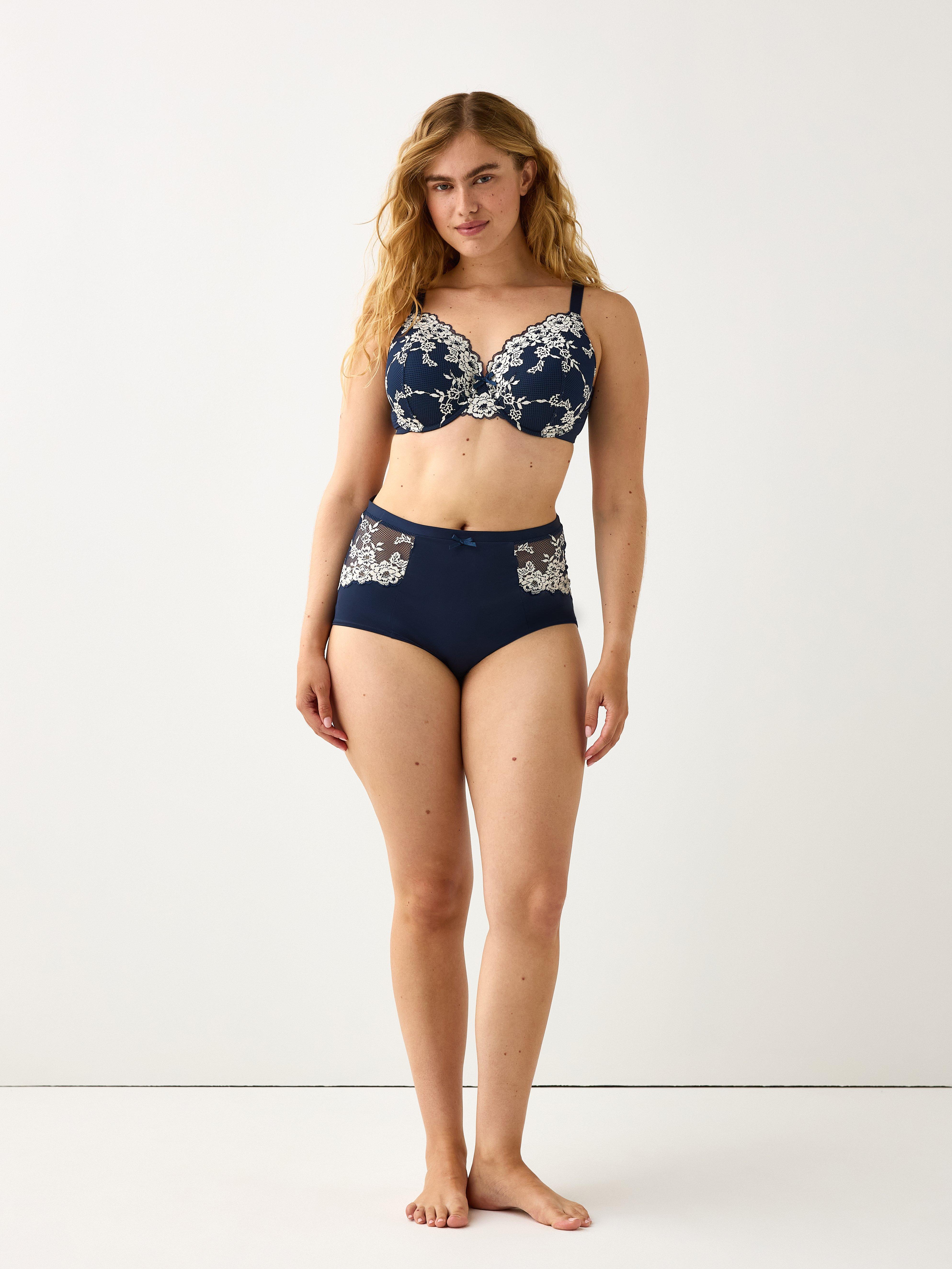 Dahlia T-skjorte-BH -  - Blå