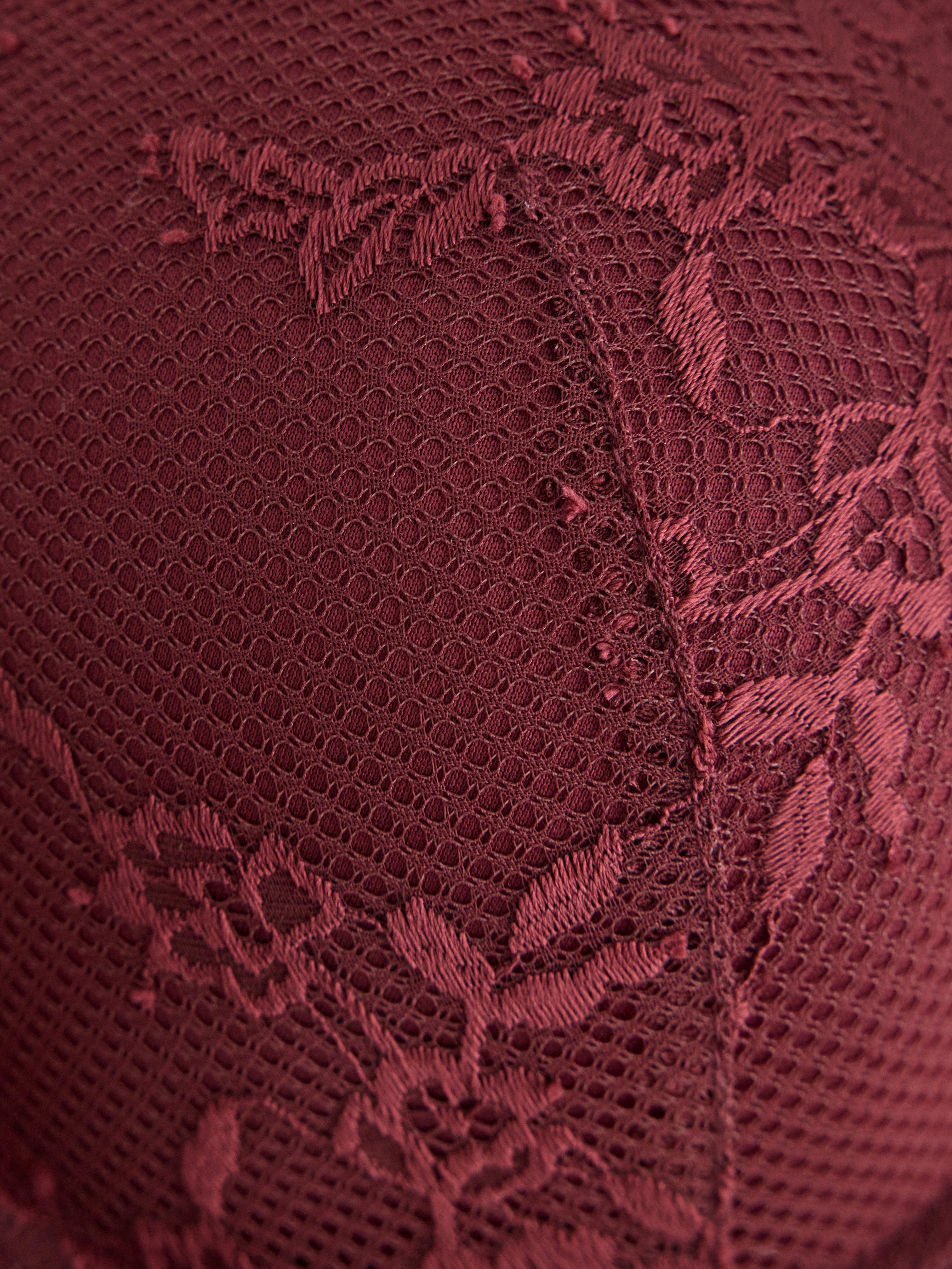 Dahlia t-shirt-bh - Underkläder - Röd