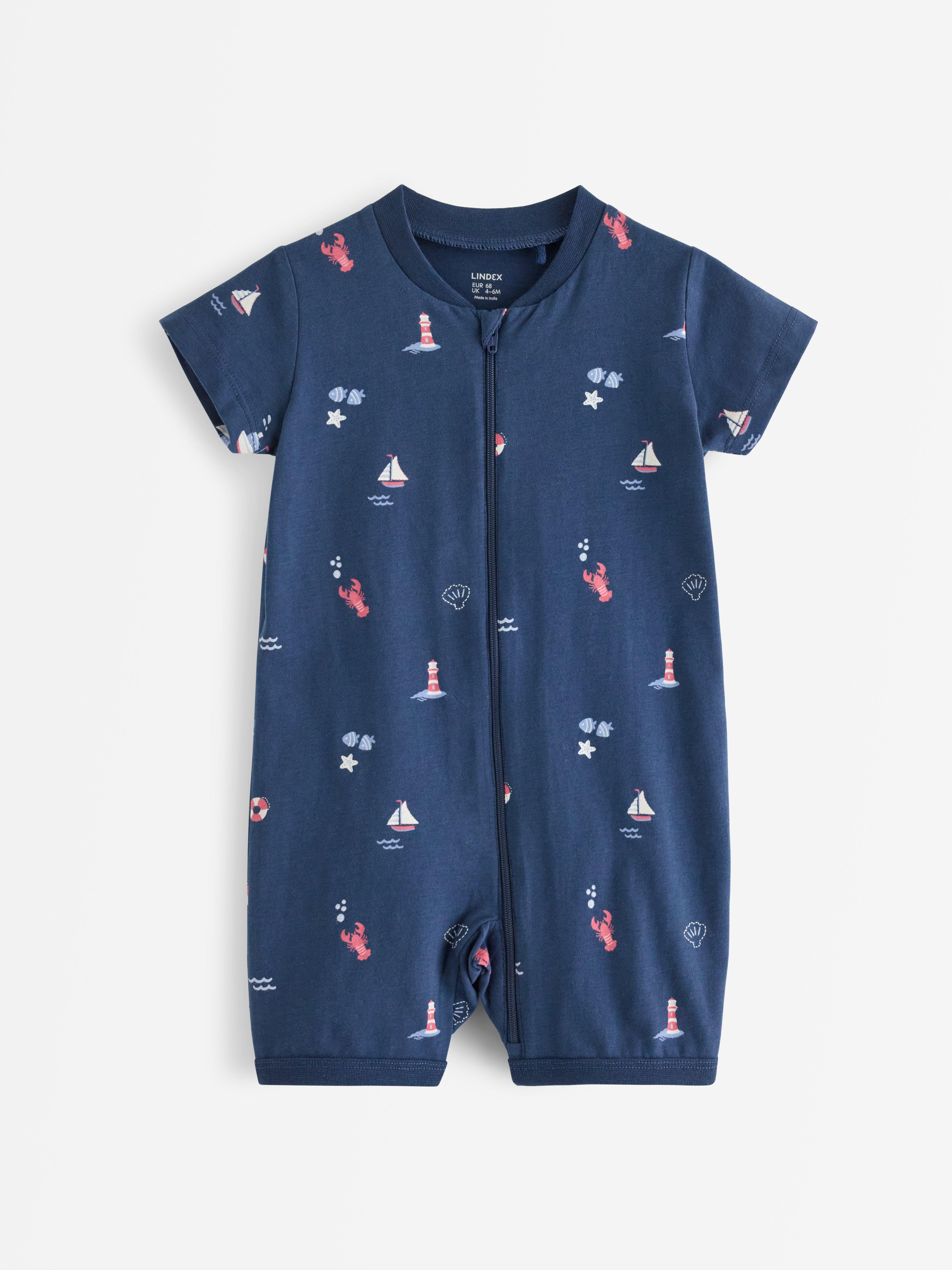 Pyjama Romper - Kids Wear - Blue