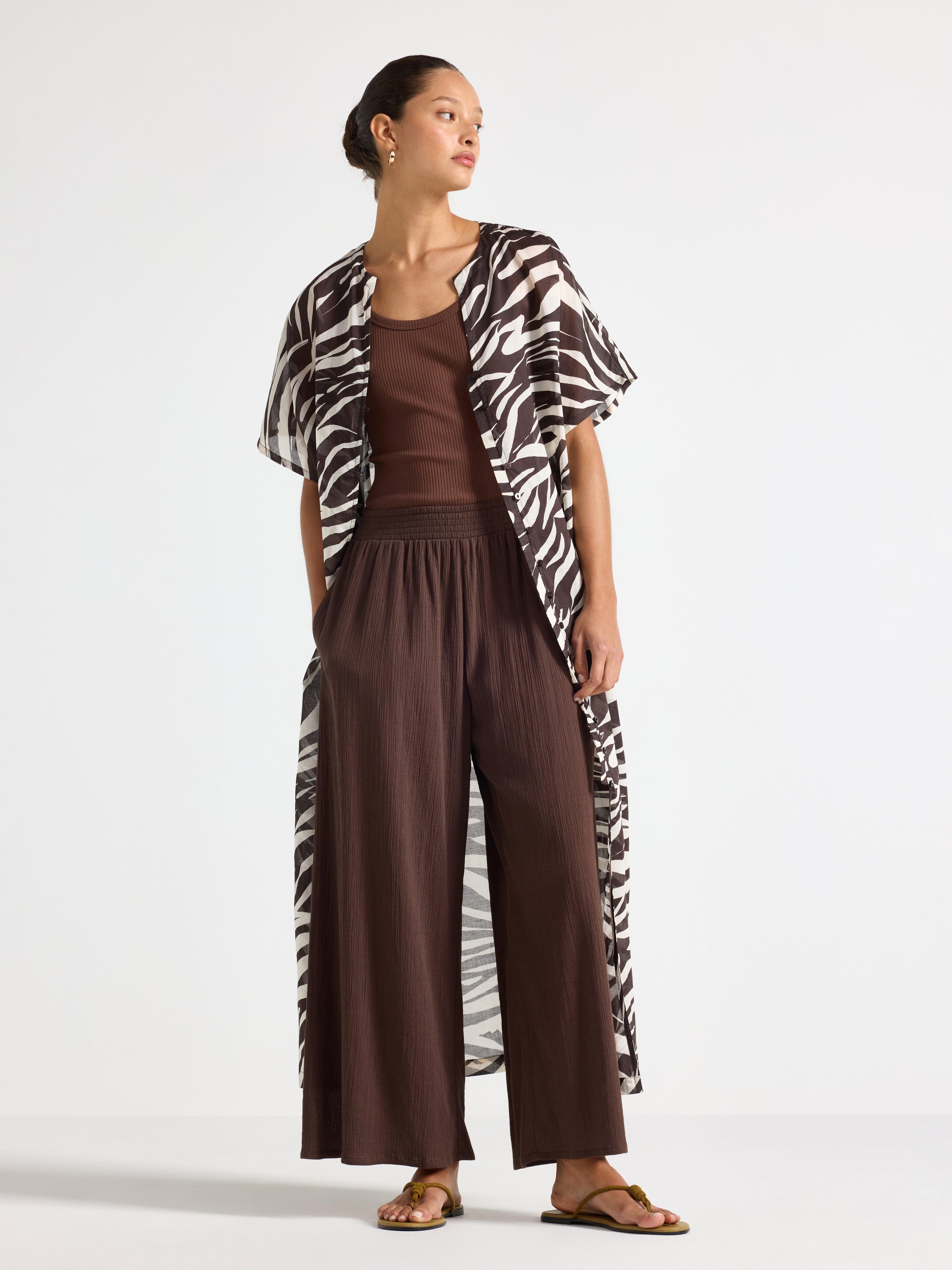 Trousers - Womens Wear - Brown