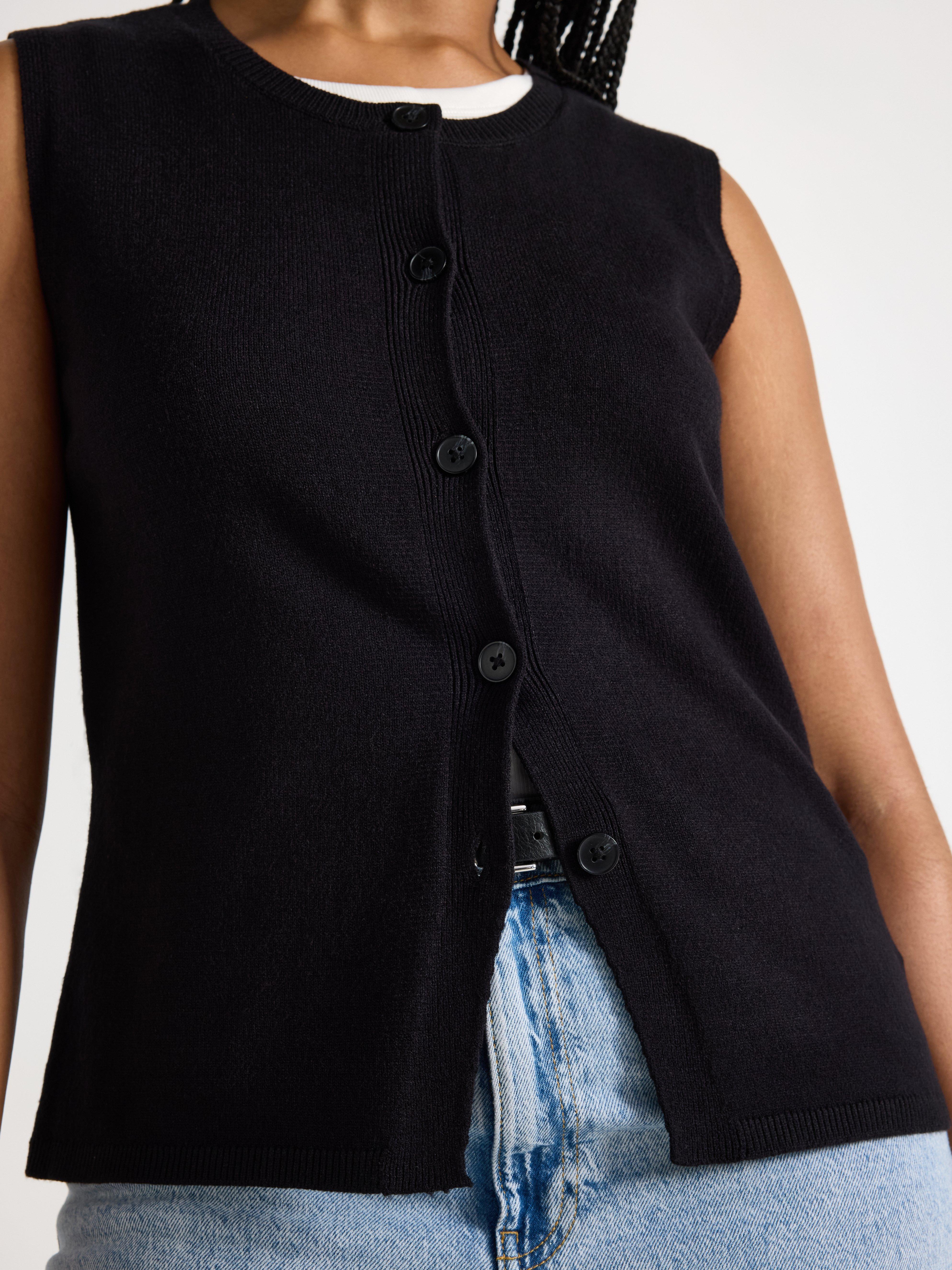 Vest - Dame - Svart