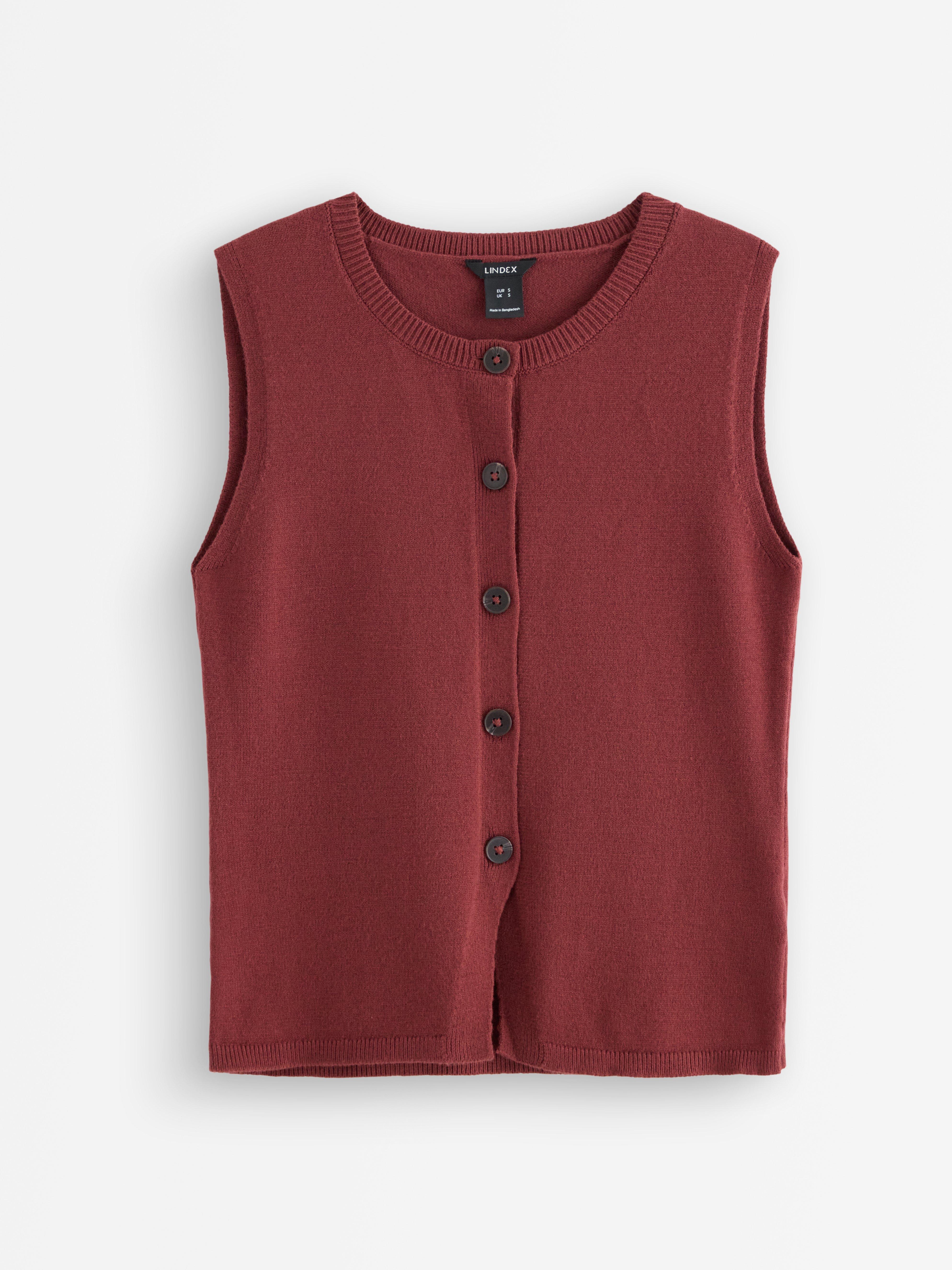 Vest - Dame - Rød