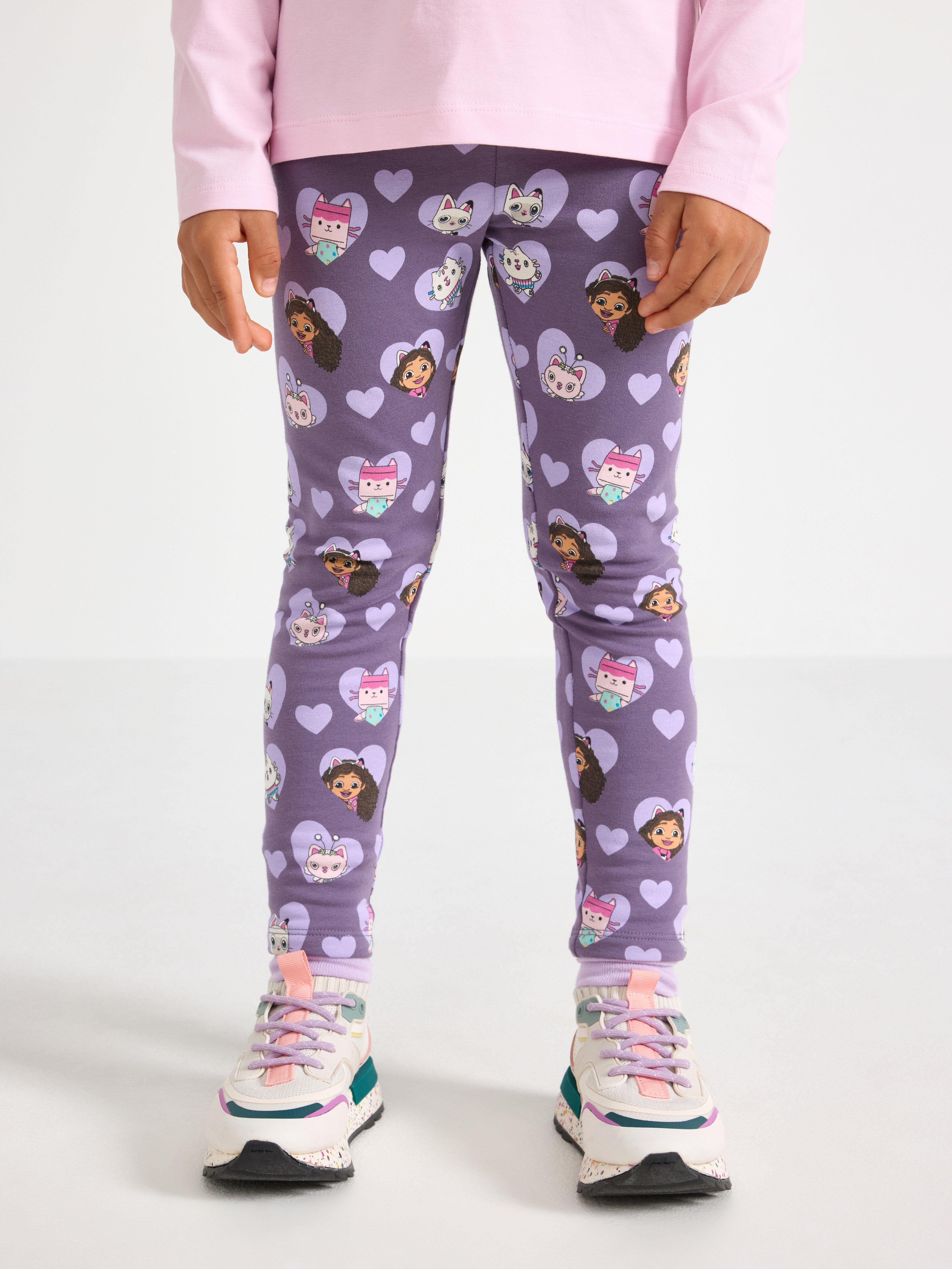 Leggings - Børn - Lilla