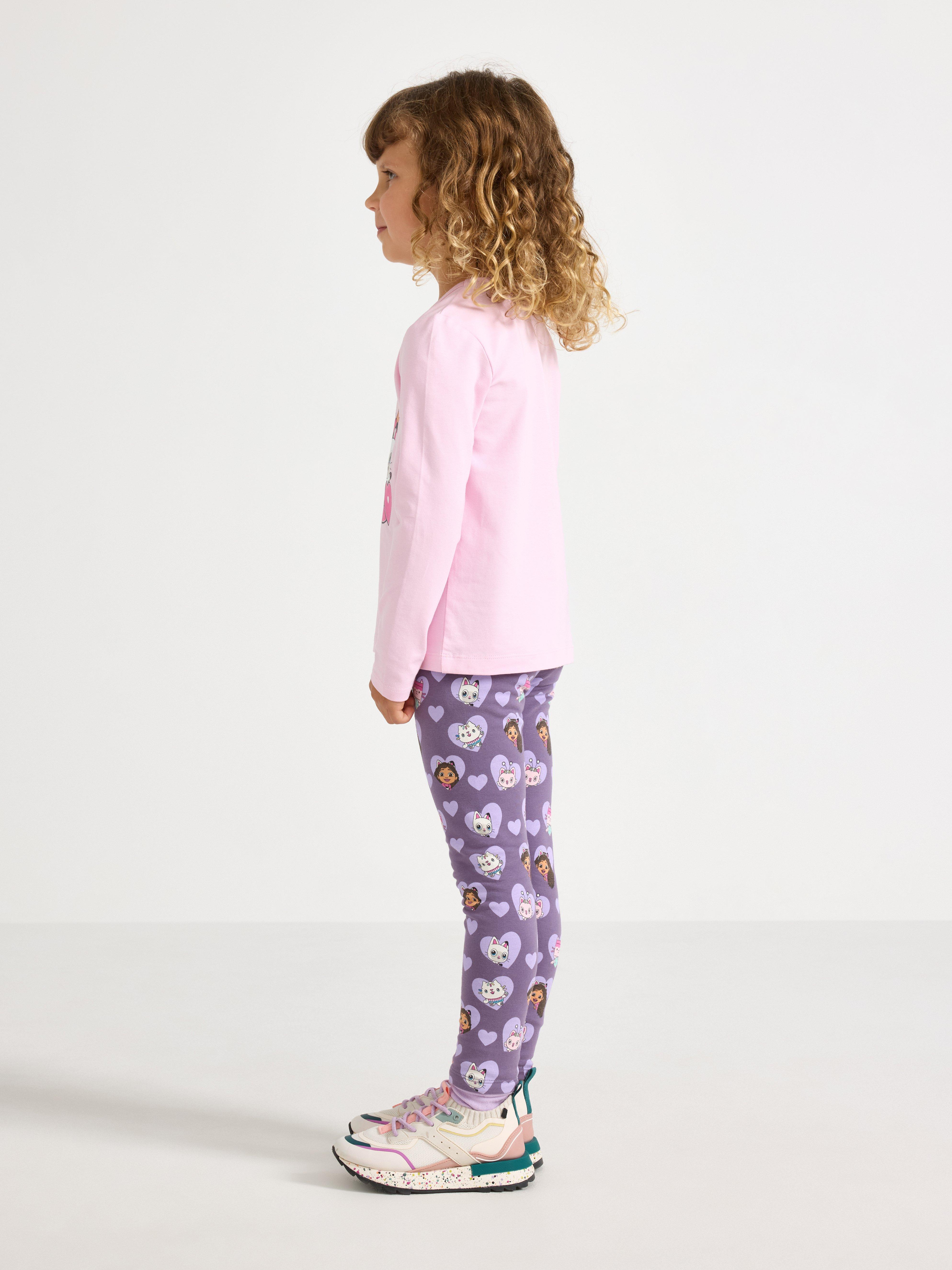 Leggings - Børn - Lilla