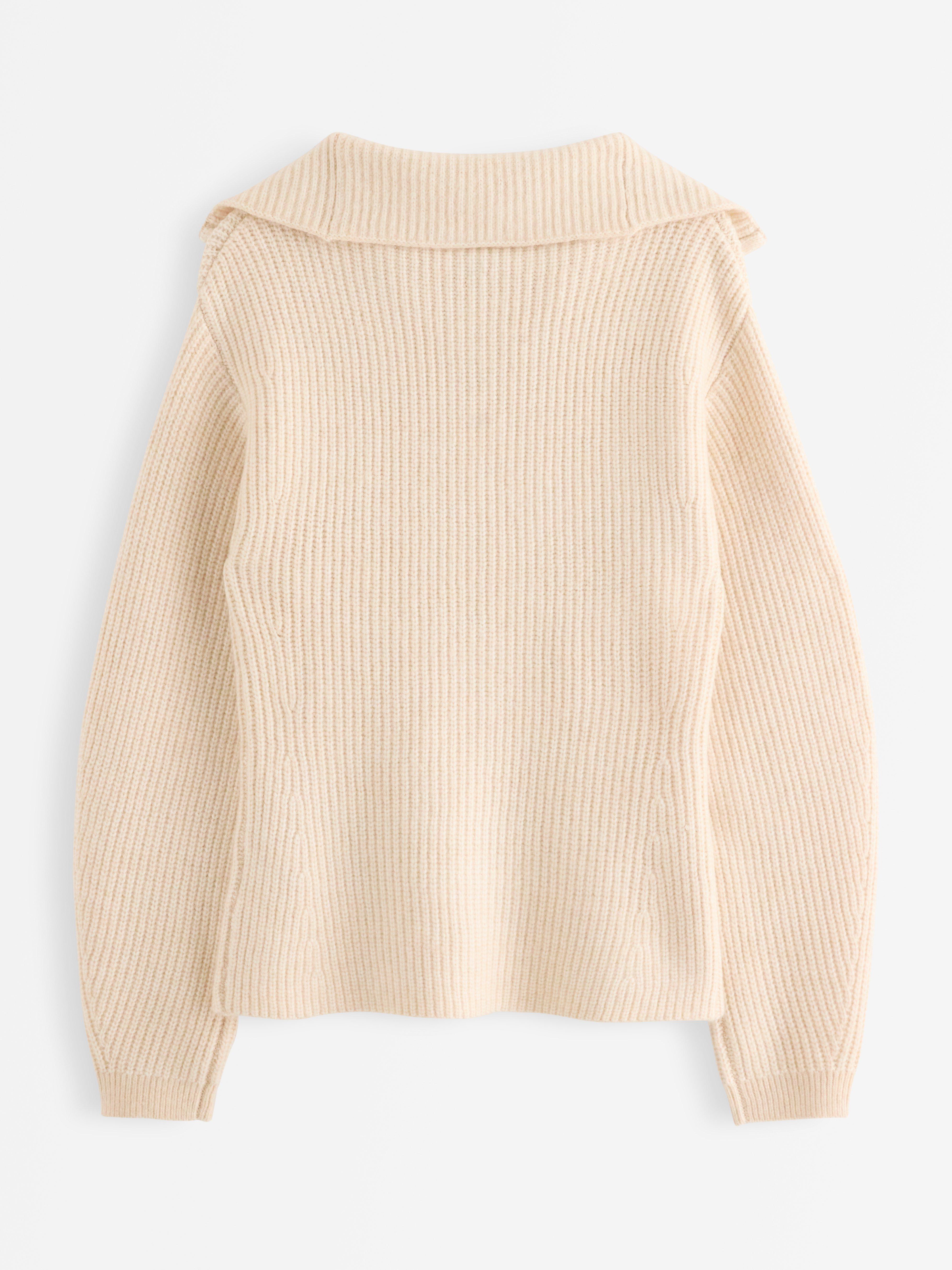 Cardigan - Dame - Beige