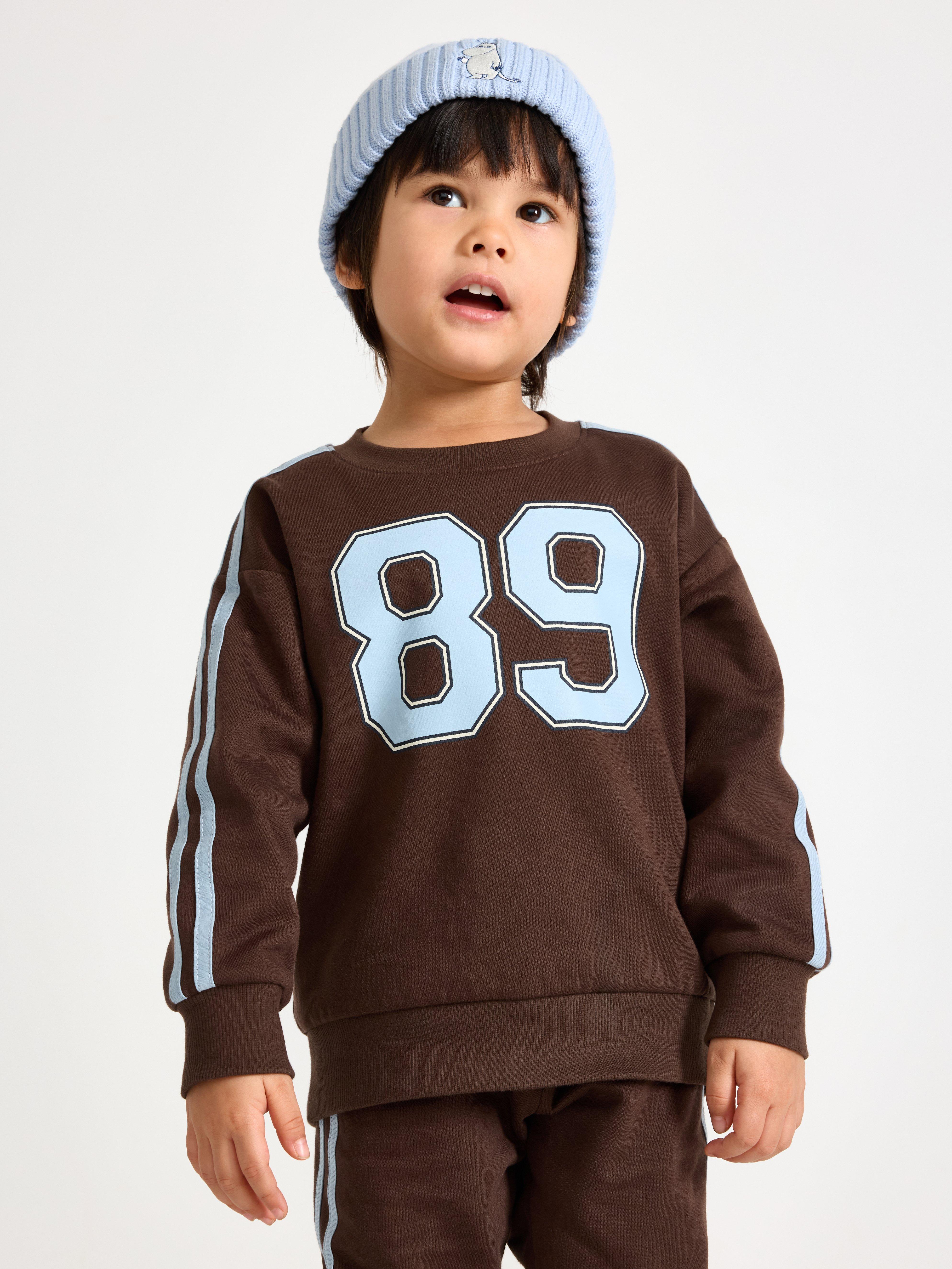 Sweatshirt - Barn - Brun