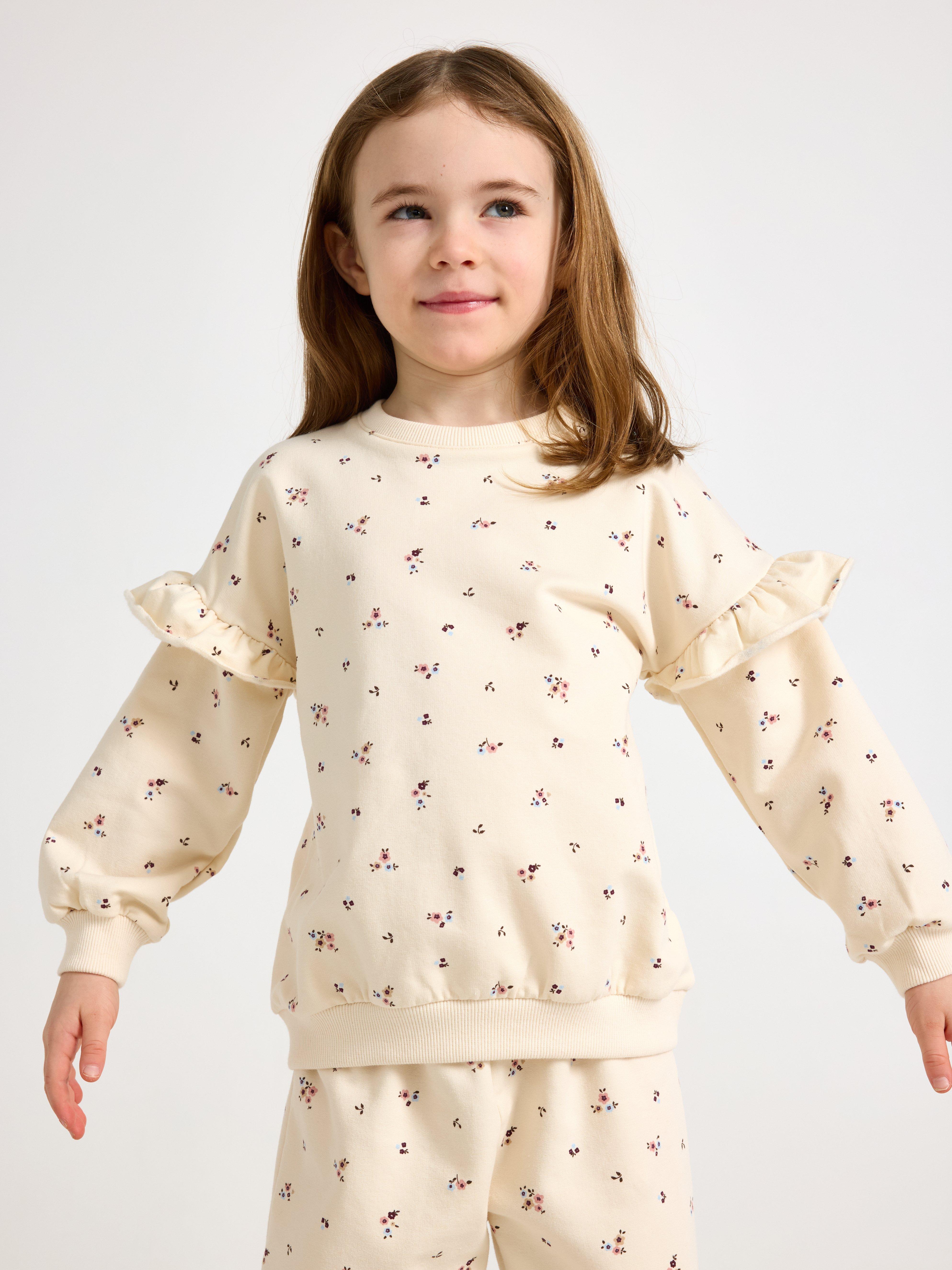 Sweatshirt - Børn - Hvid