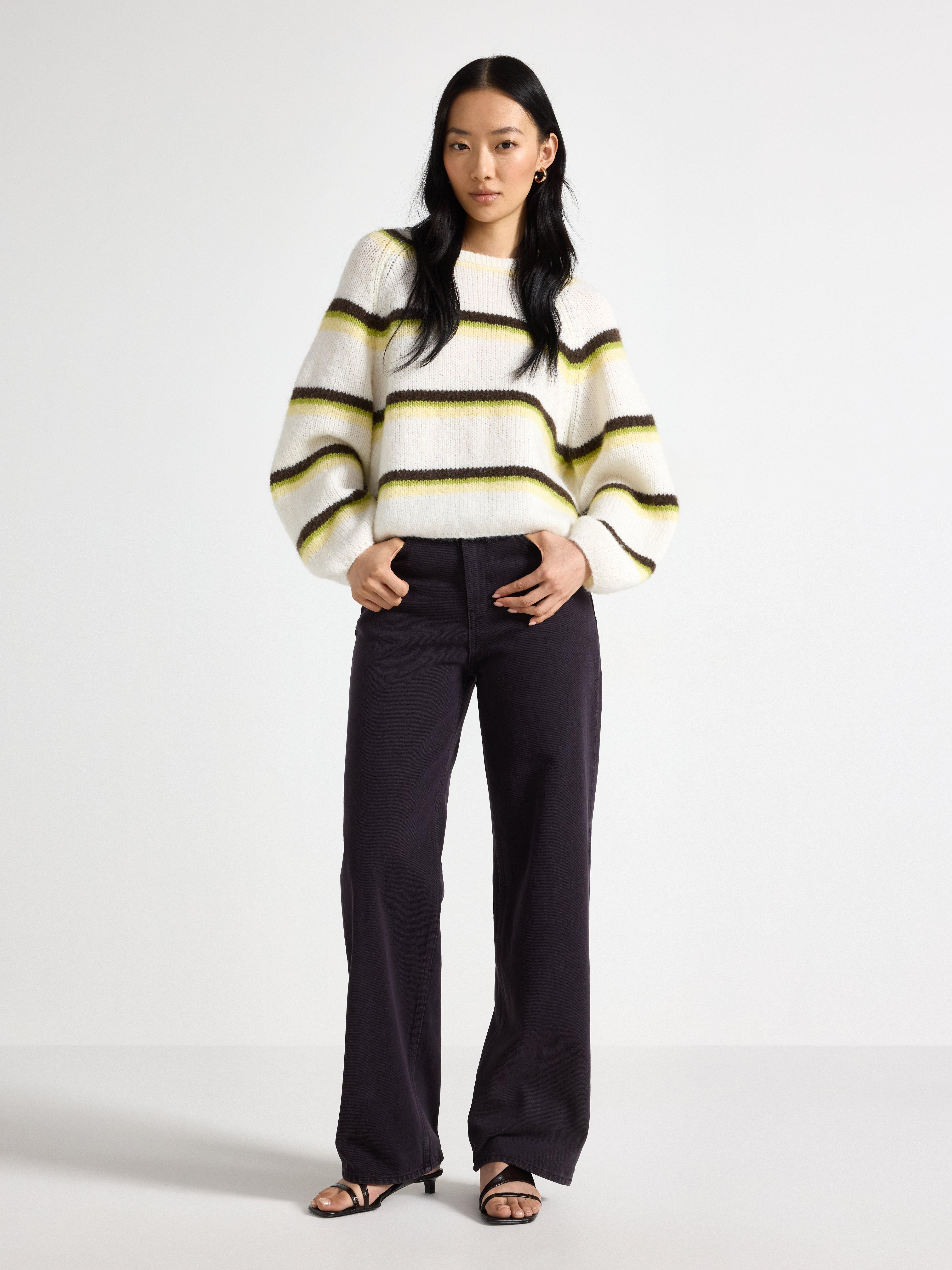 Sweater - Dame - Hvid