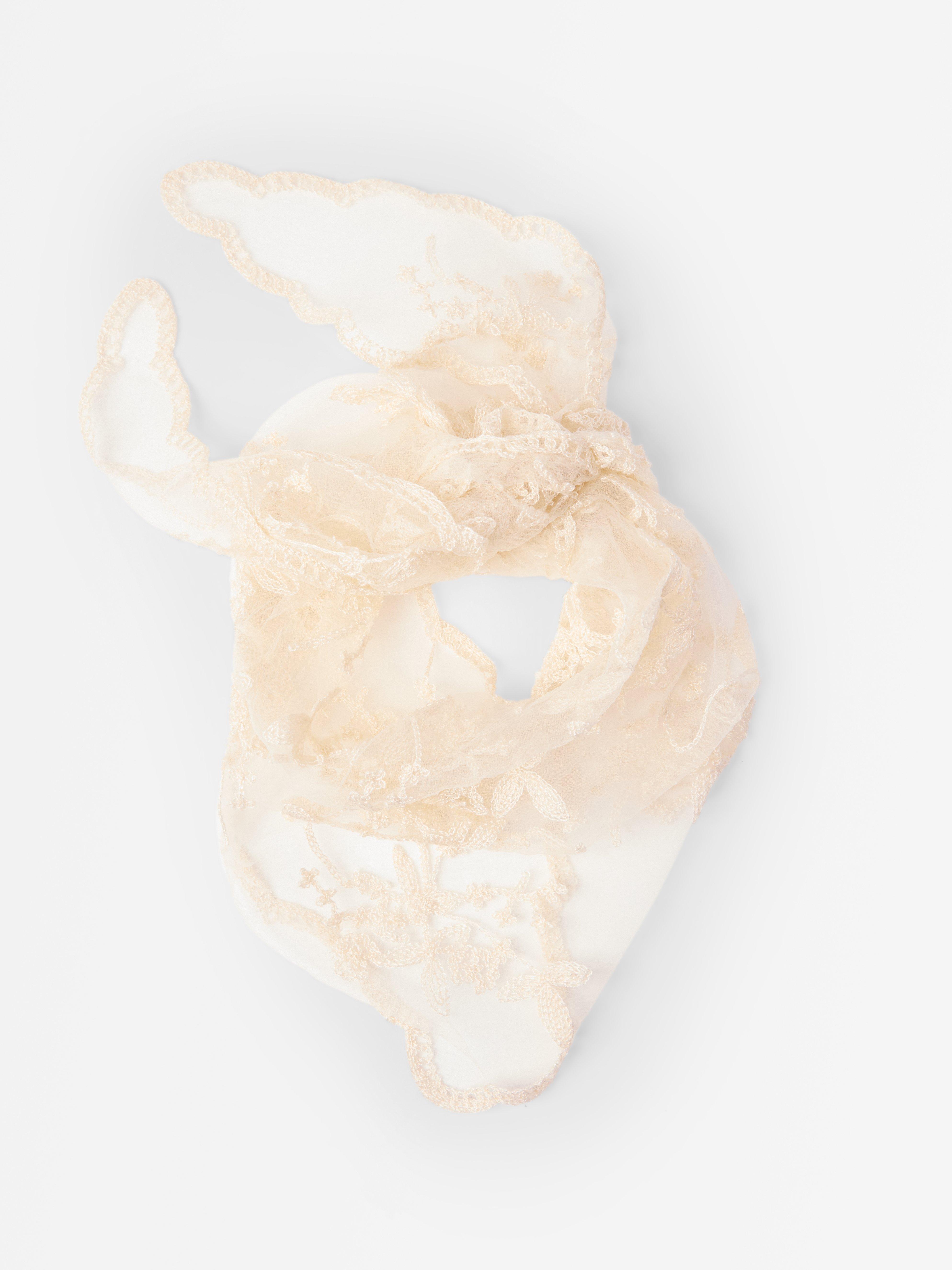 Scarf - Womens Wear - White