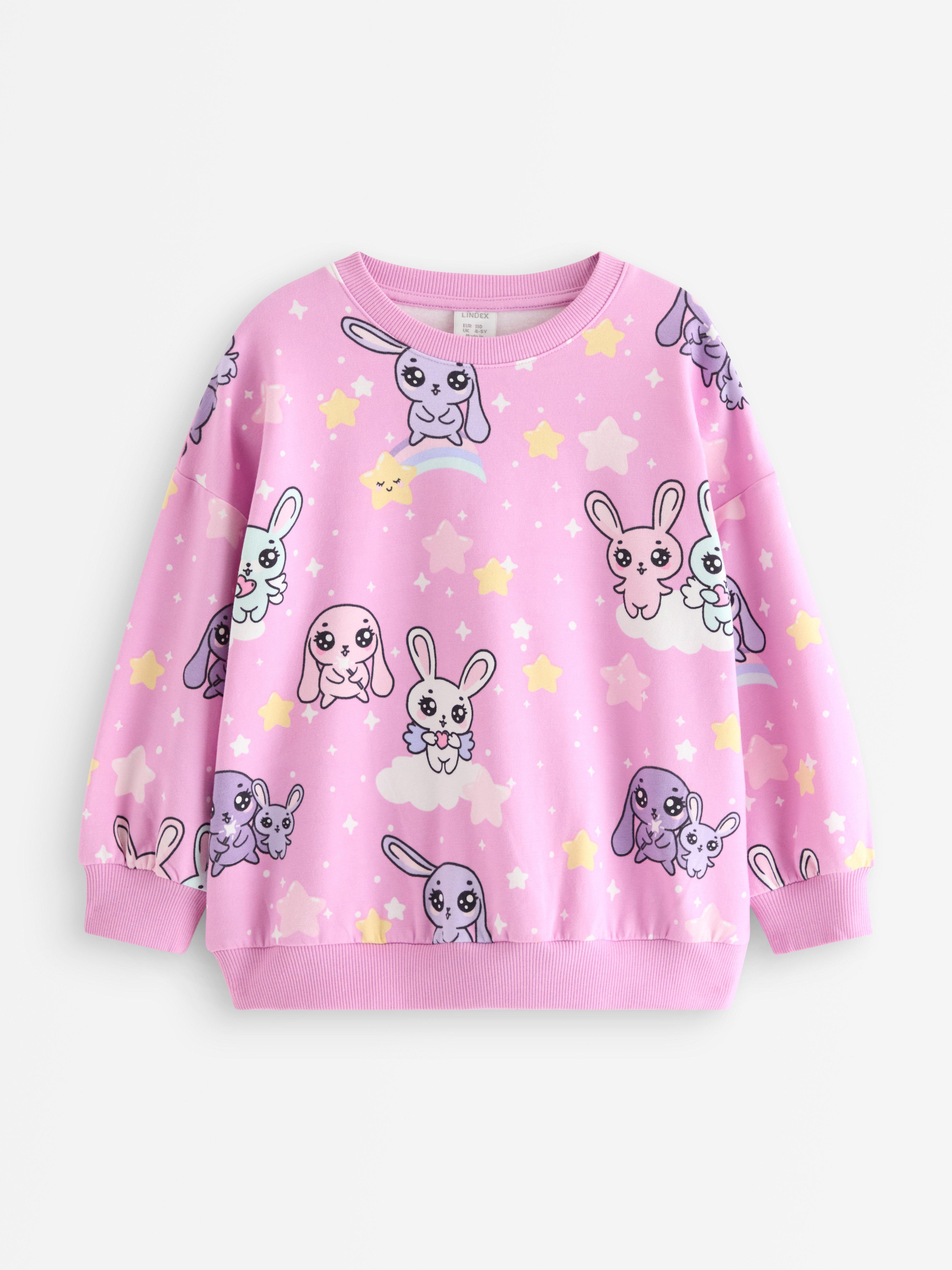 Sweater - Børn - Lilla