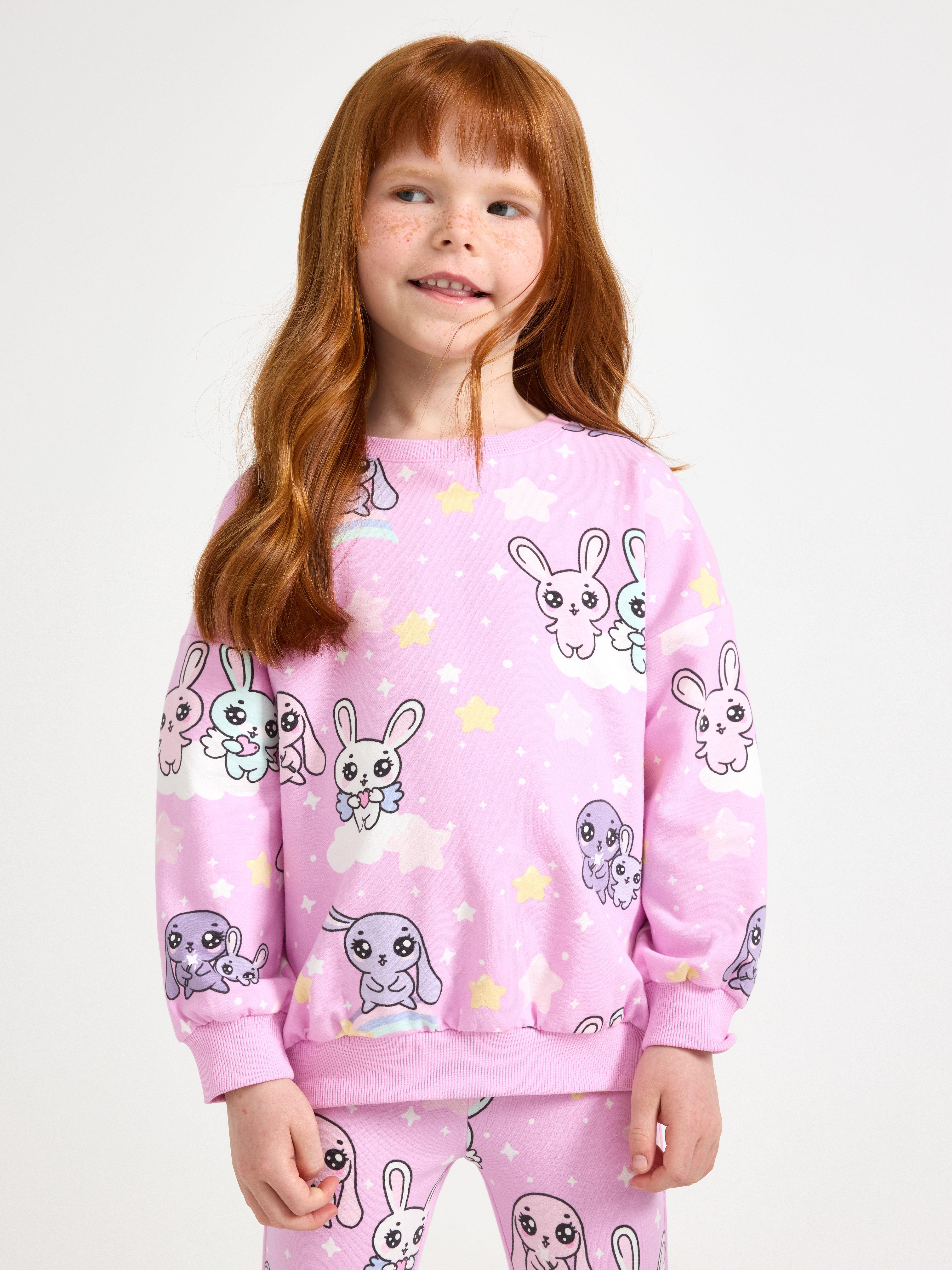 Sweater - Børn - Lilla