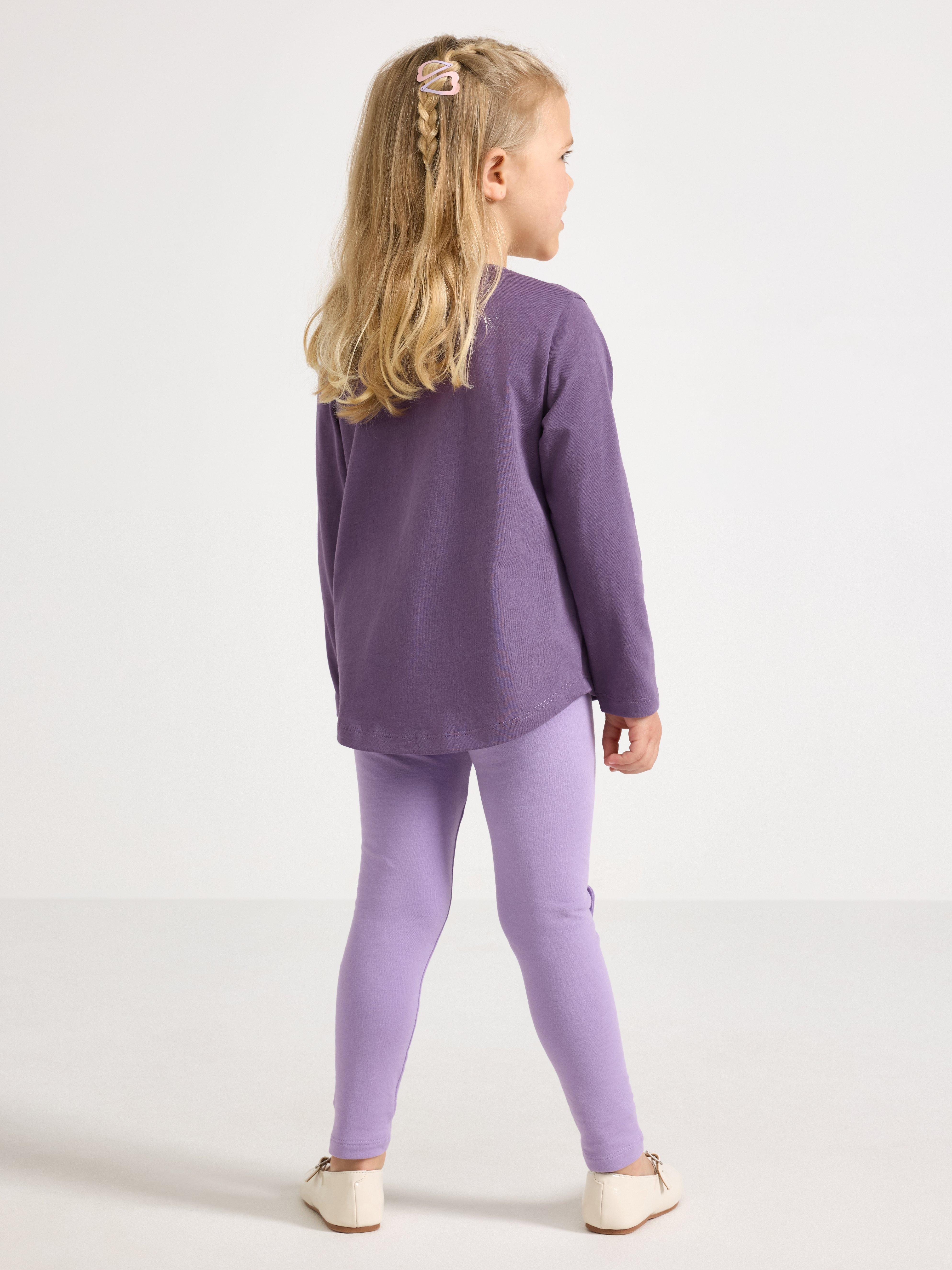 Leggings - Barn - Lilla