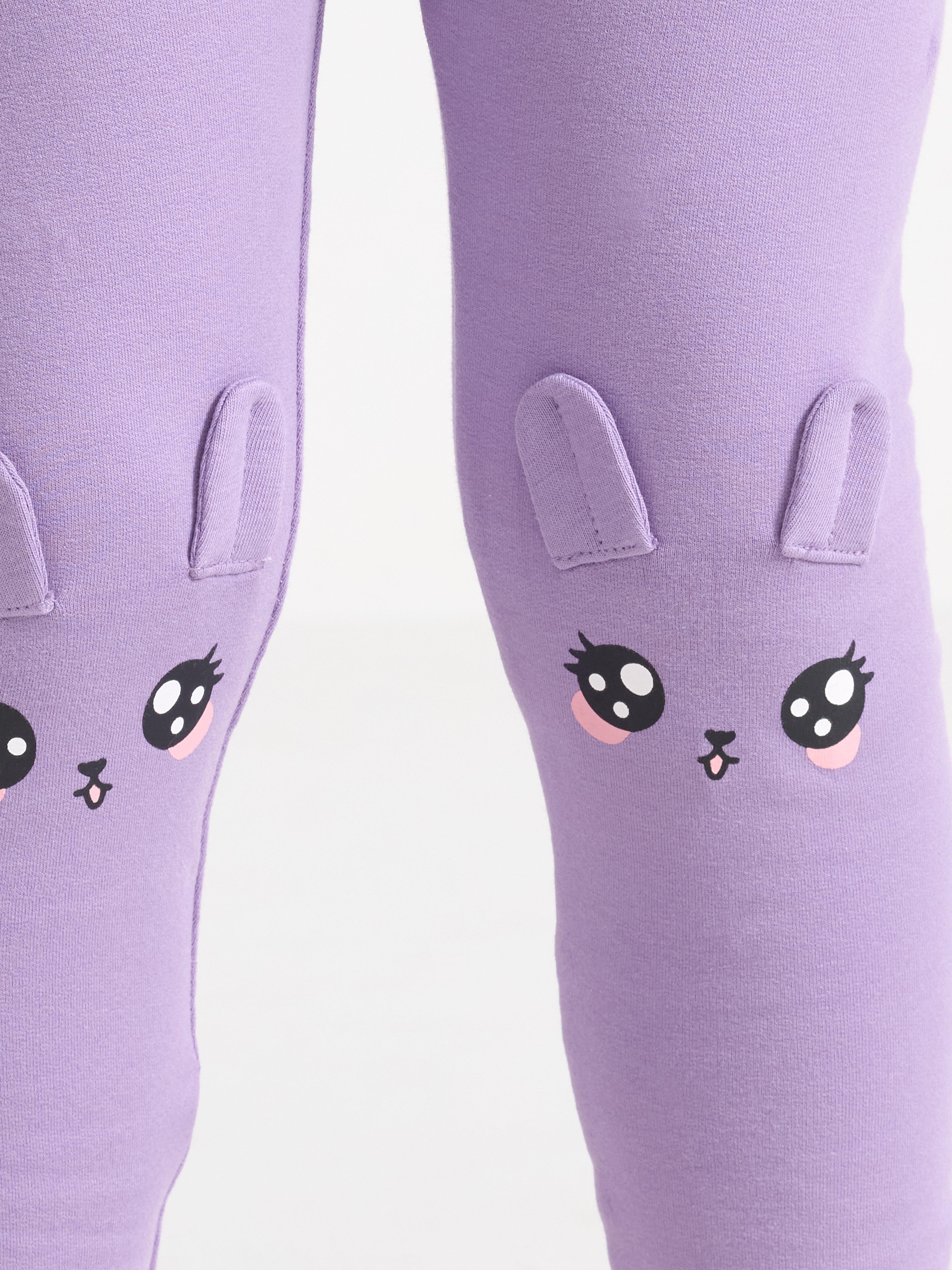 Leggings - Børn - Lilla