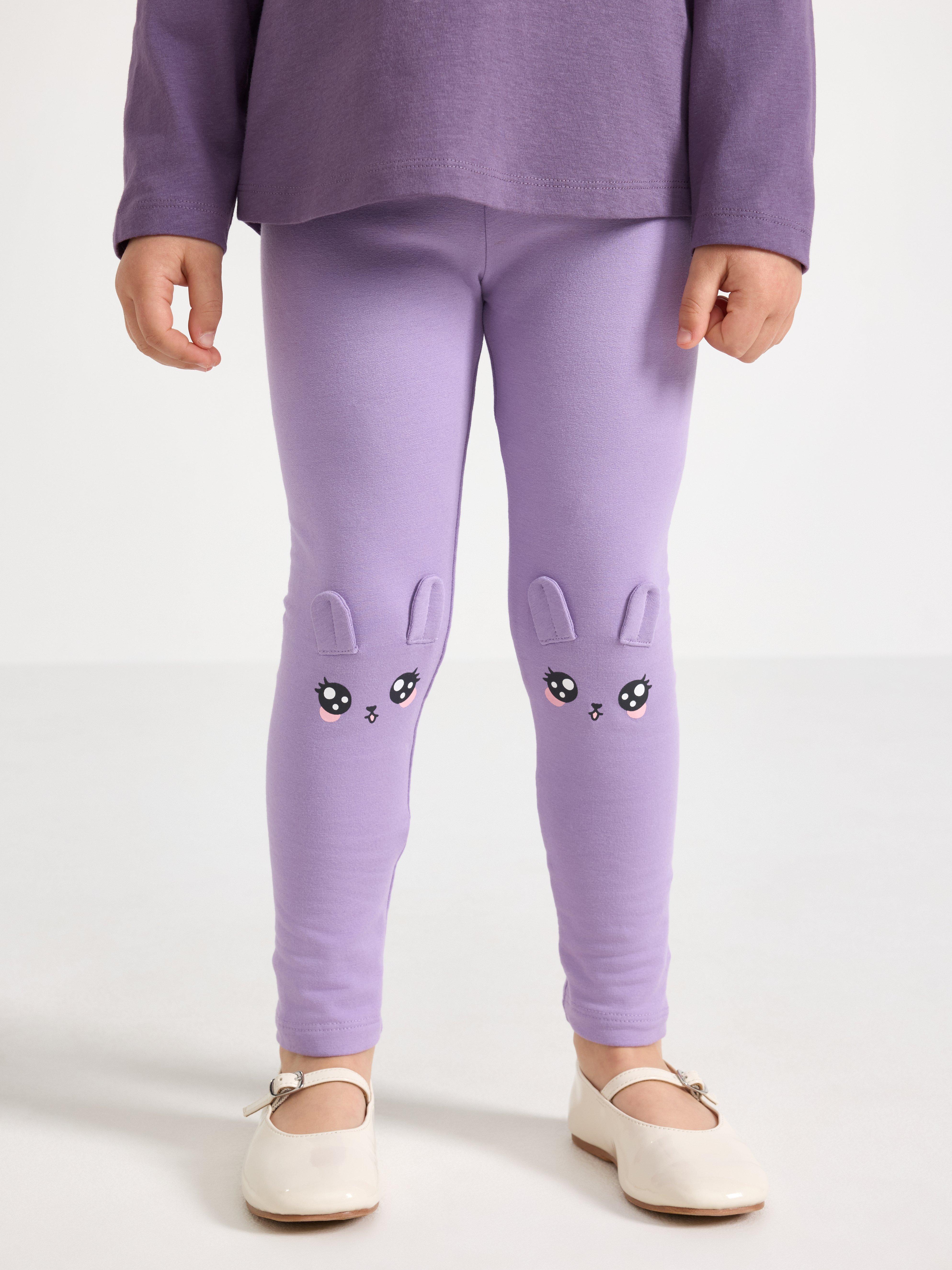 Leggings - Barn - Lilla