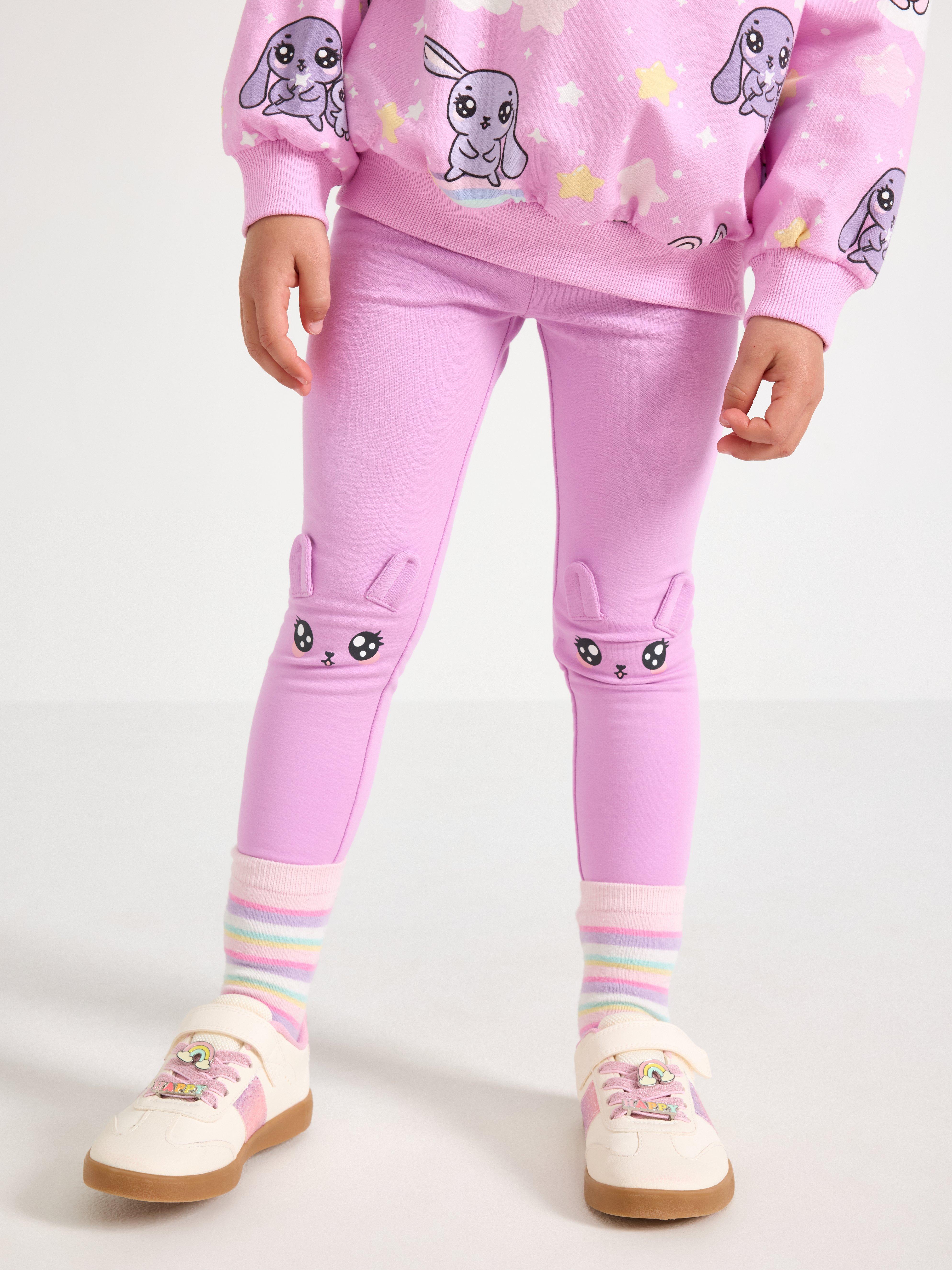 Leggings - Barn - Lilla