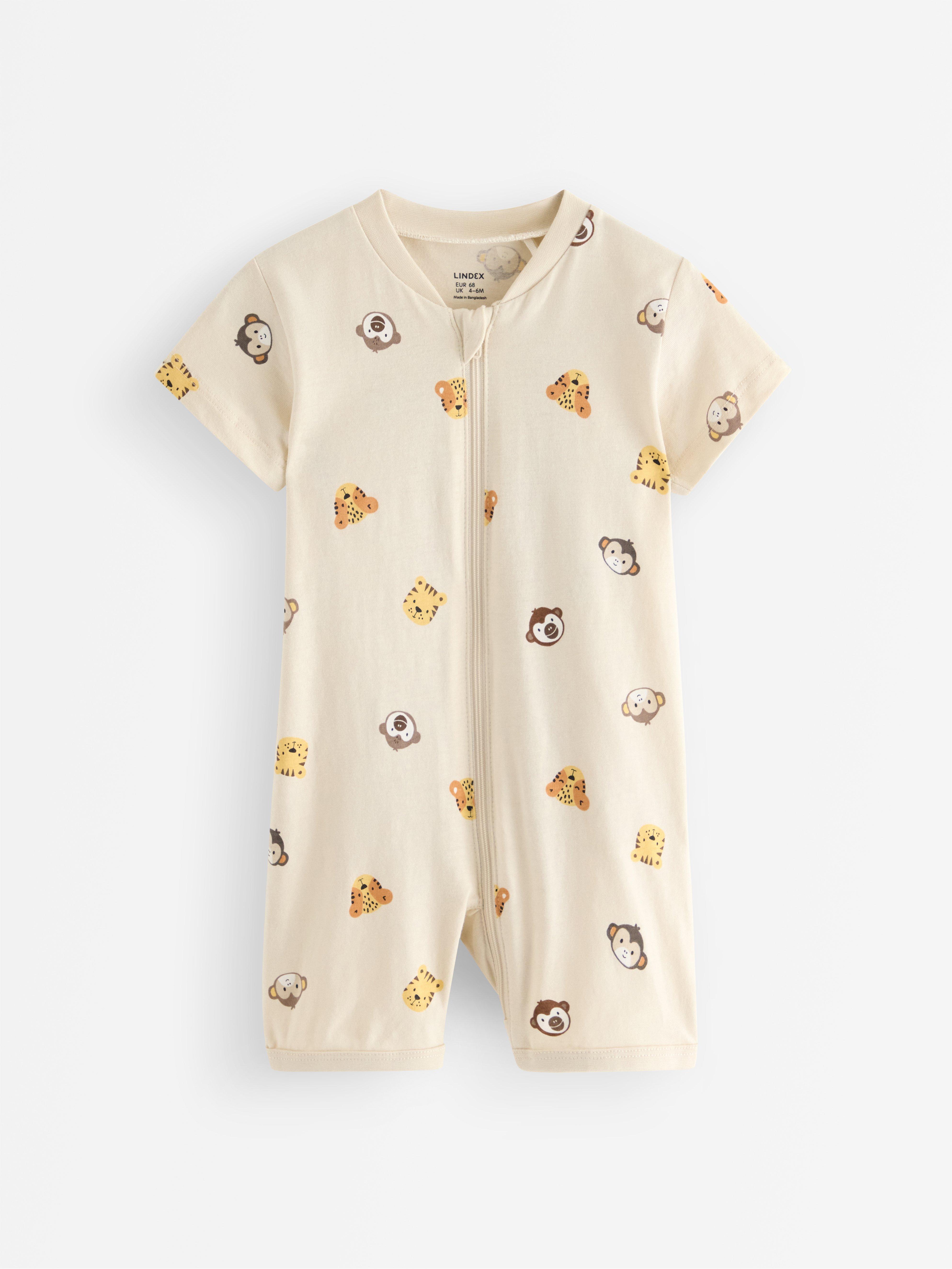 Pyjamasromper - Barn - Beige