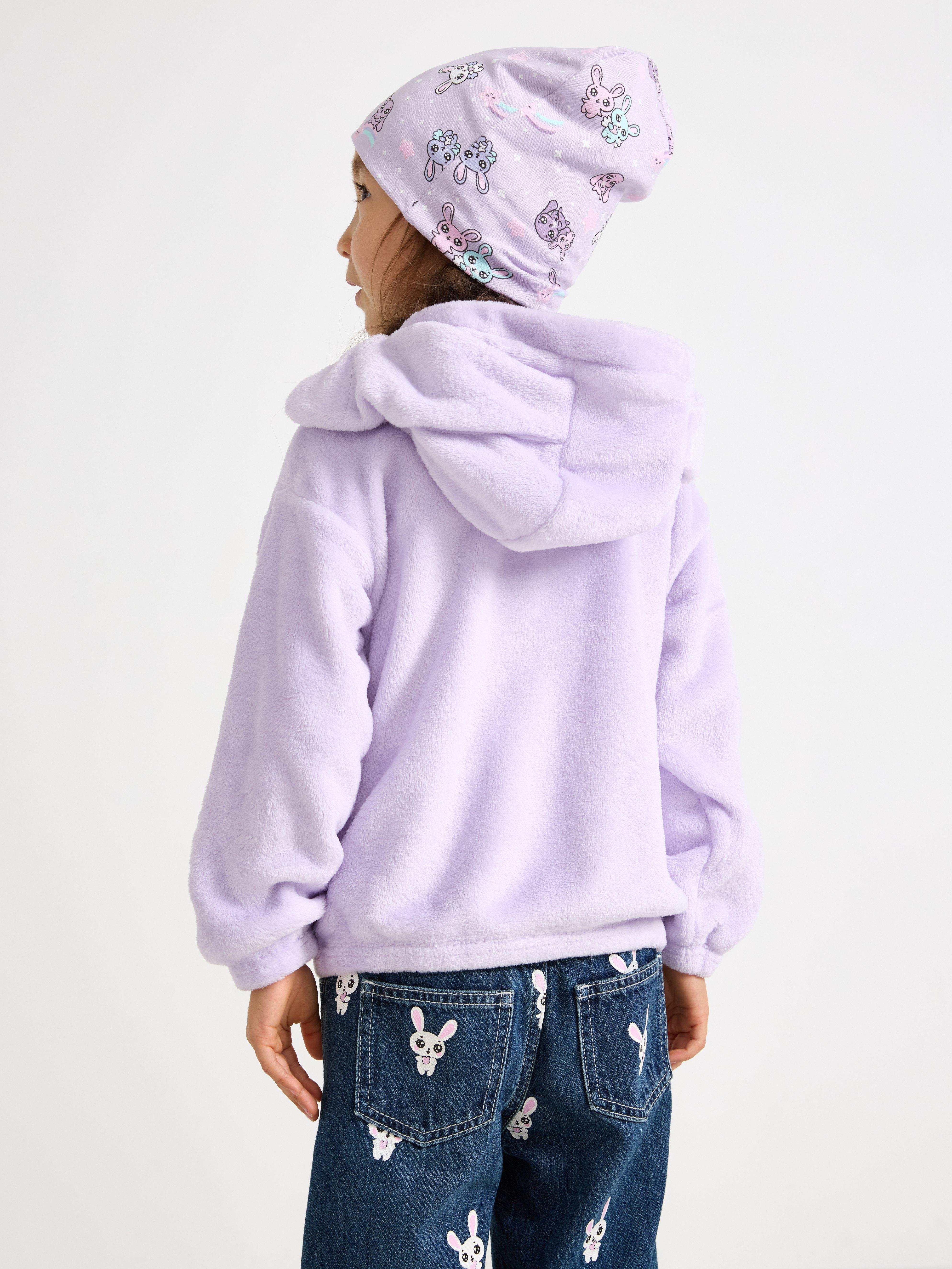 Hooded Jacket - Kids Wear - Lilac