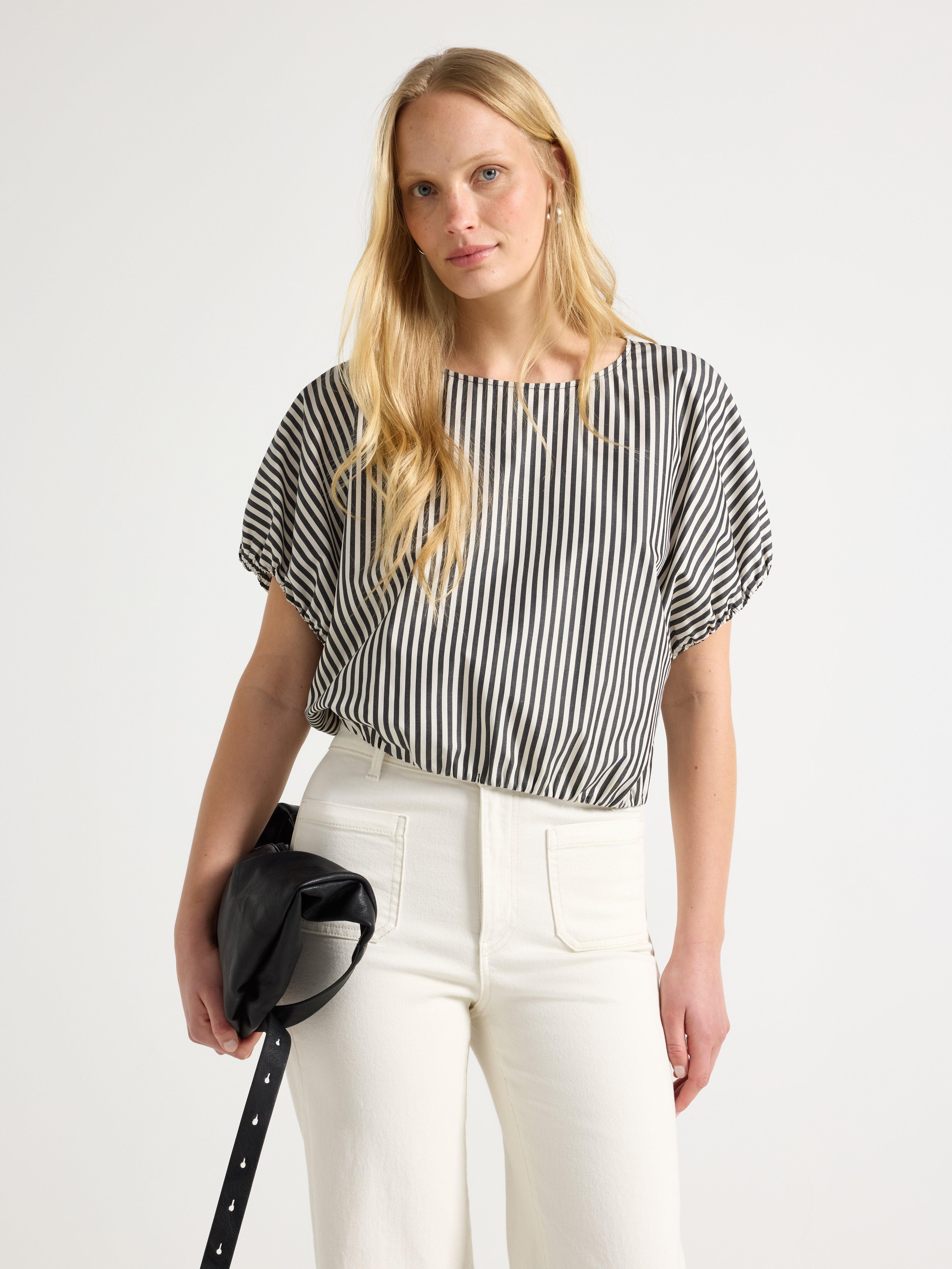 Bluse - Dame - Beige