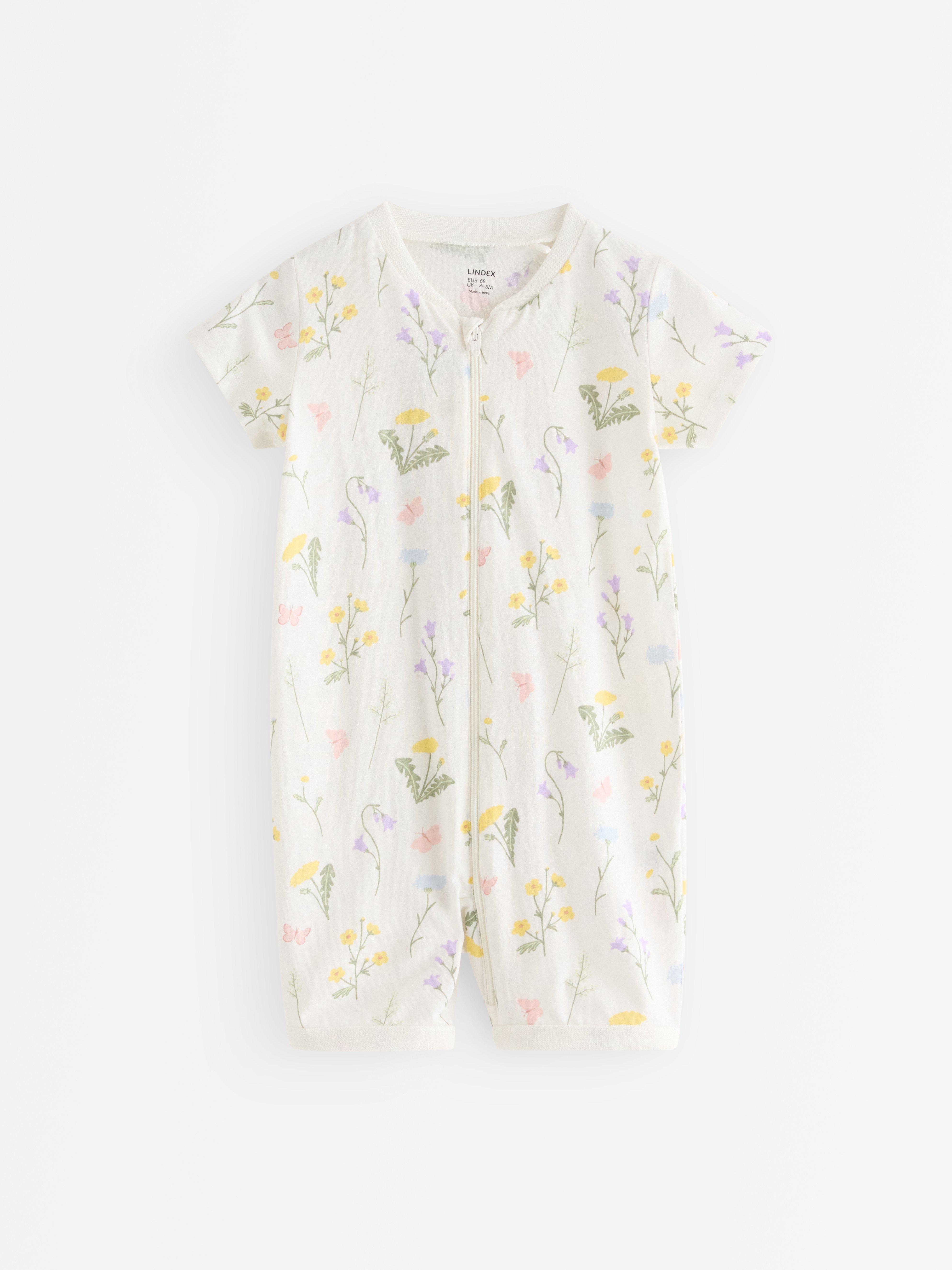 Pyjama Romper - Kids Wear - White