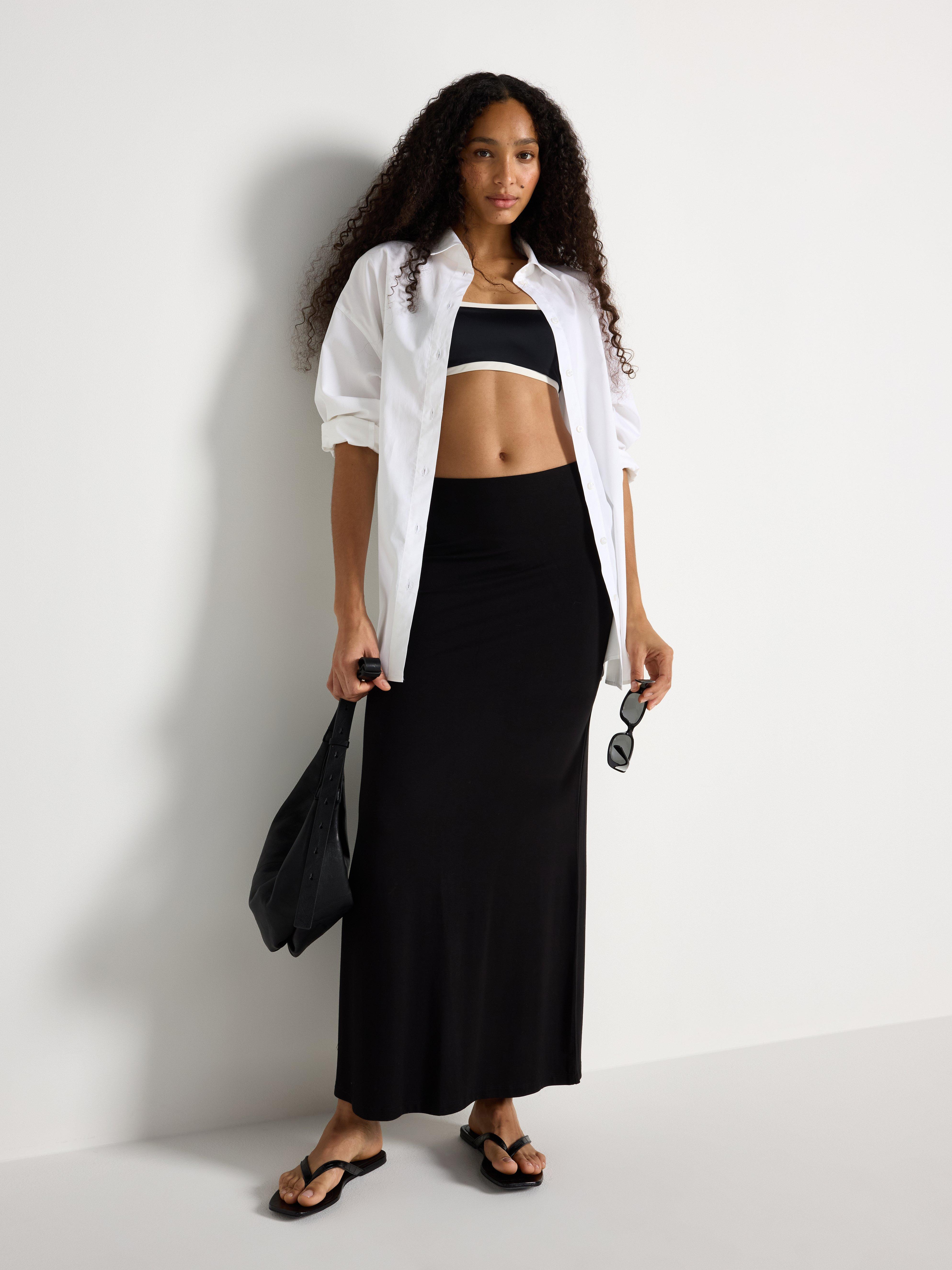 Maxi Skirt - Womens Wear - Black