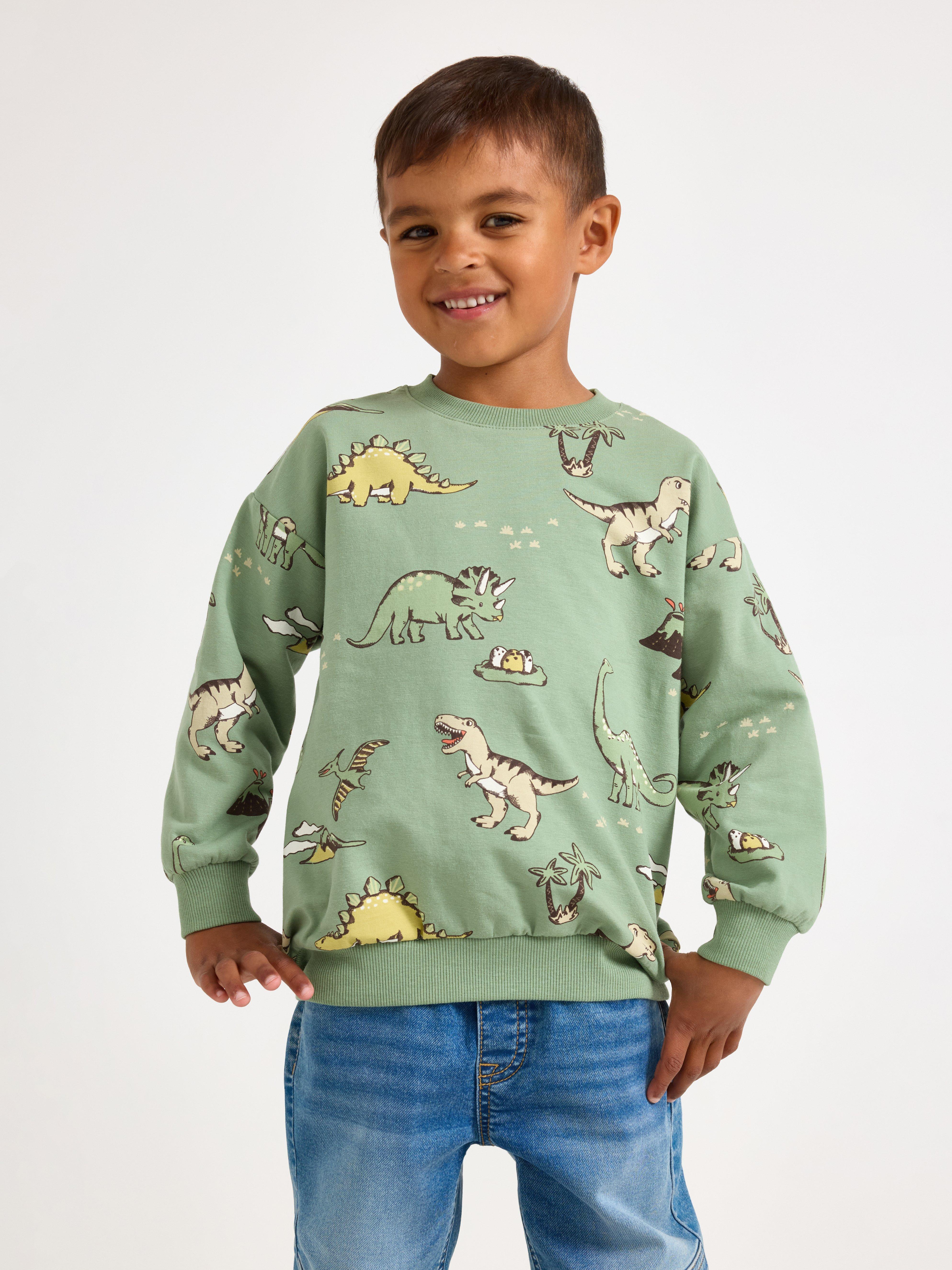 Sweatshirt - Barn - Khaki