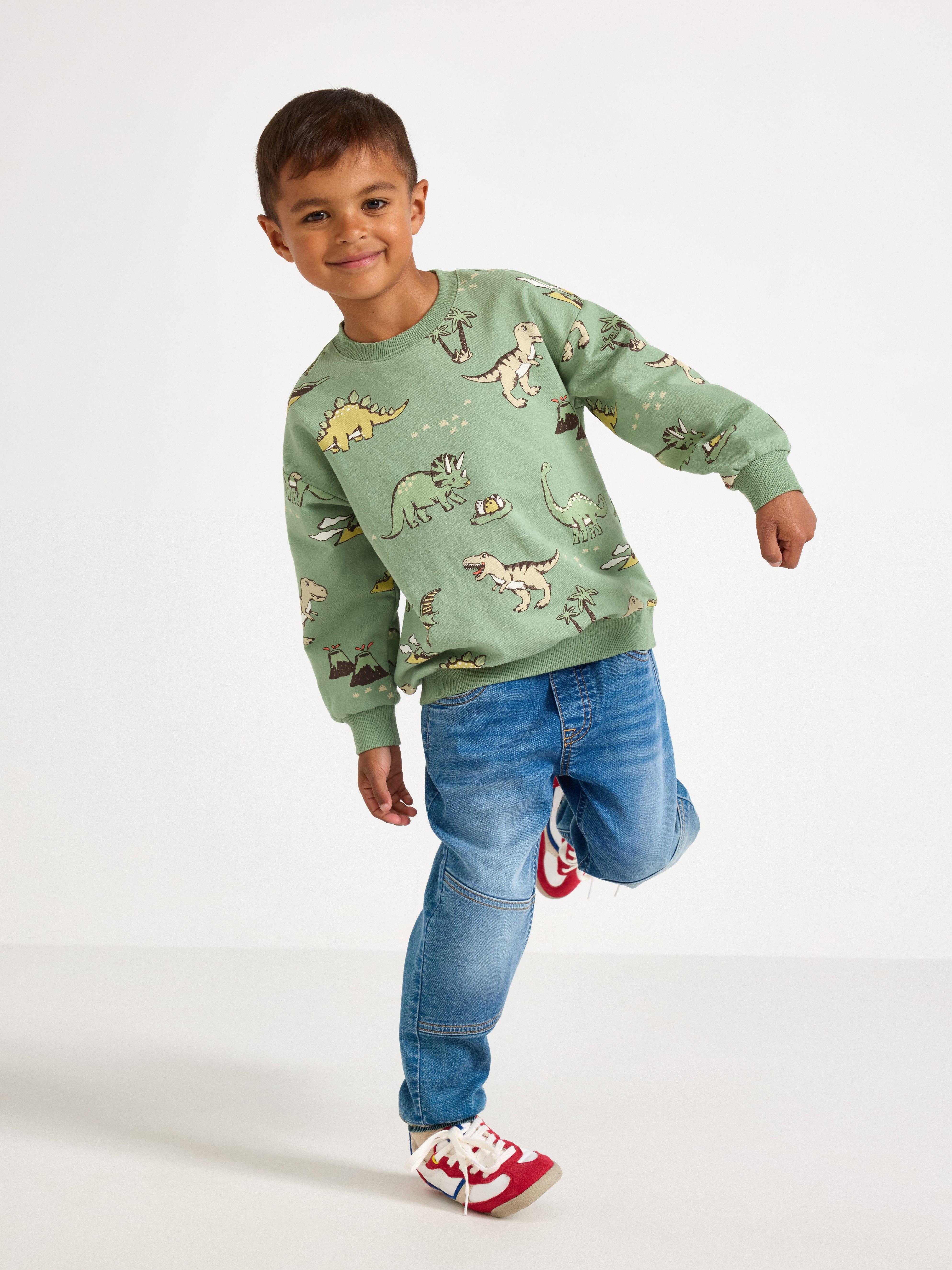 Collegegenser - Barn - Khaki