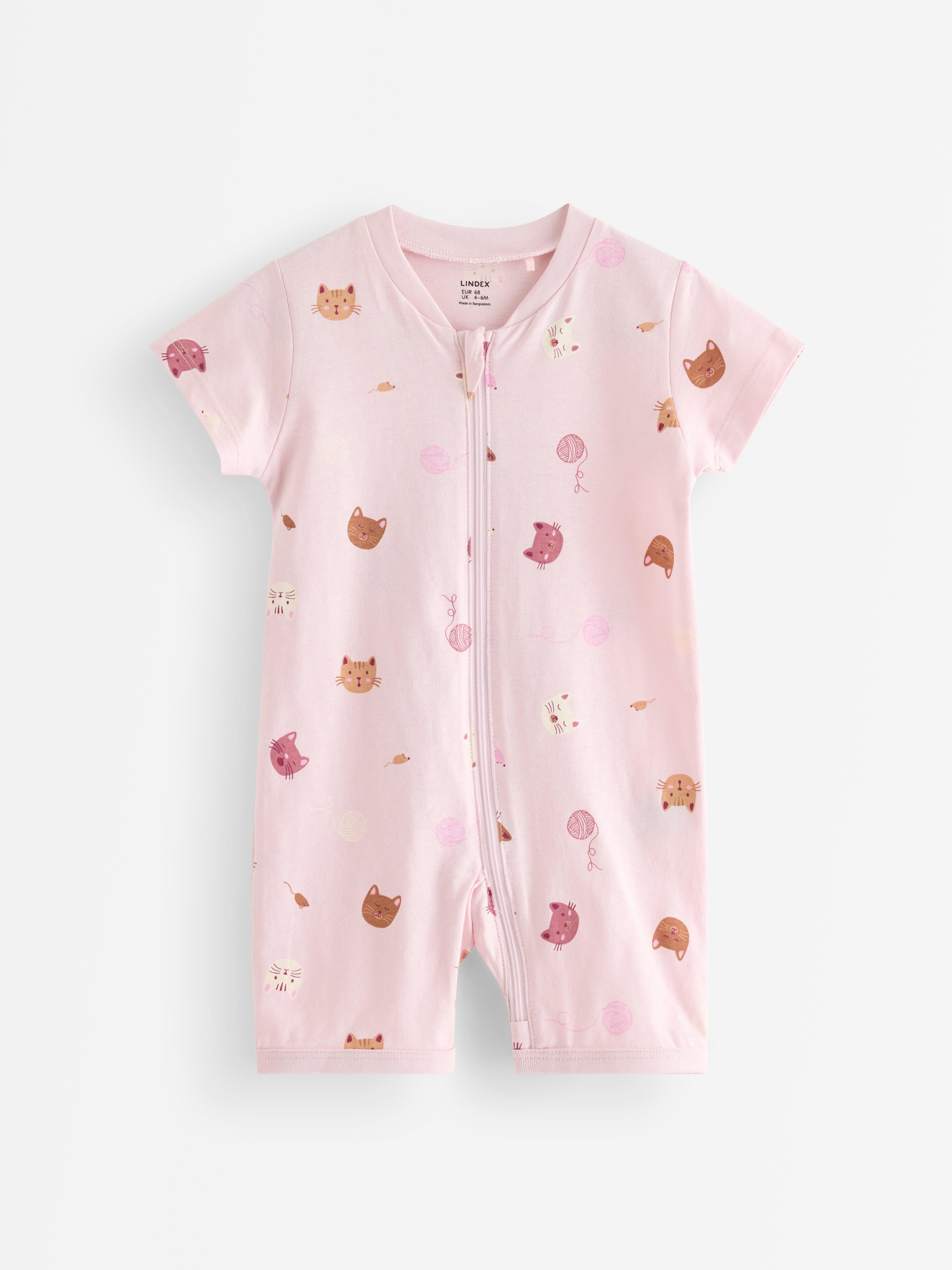 Pyjamasromper - Barn - Rosa
