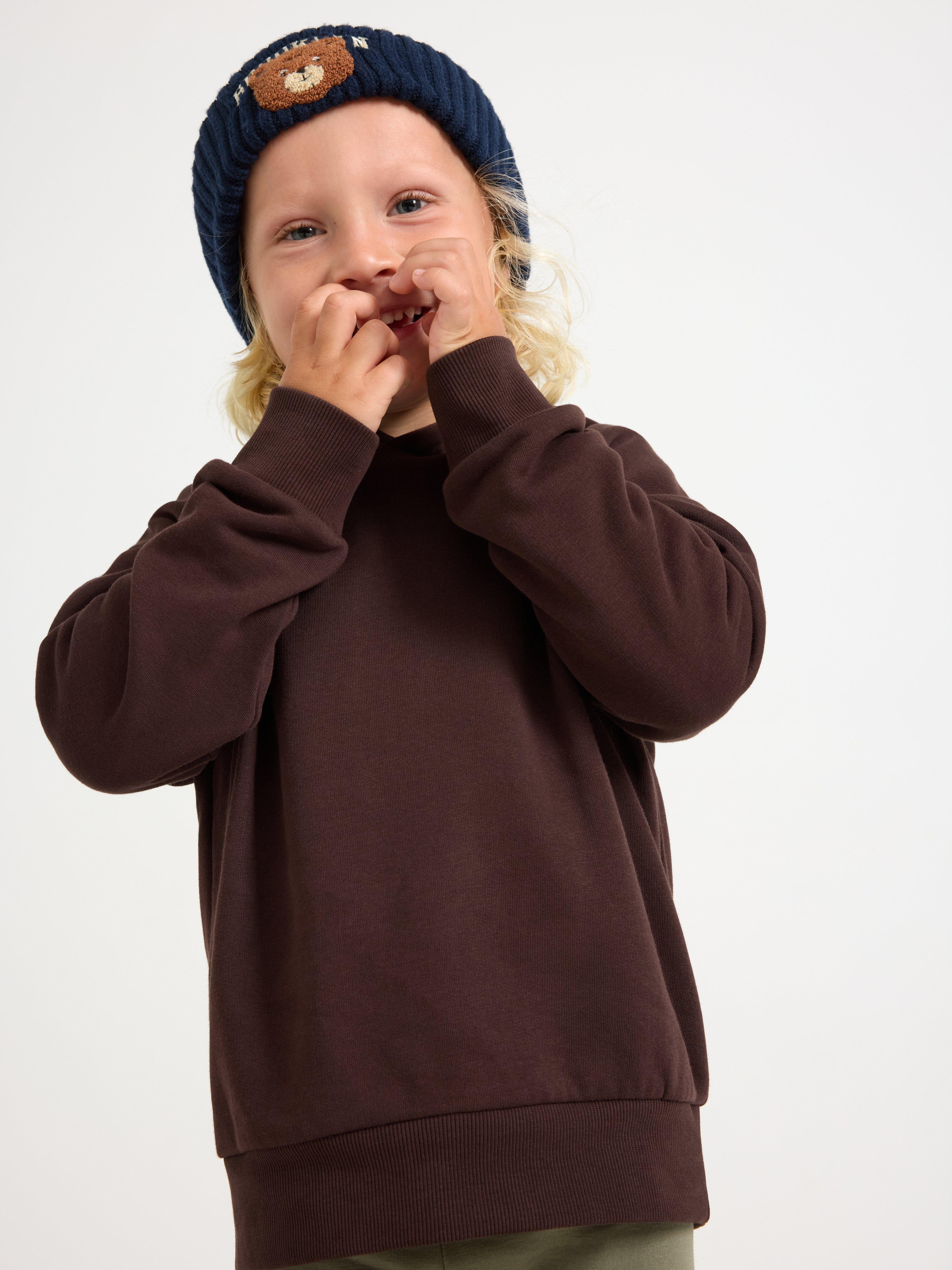Hooded Sweatshirt - Kids Wear - Brown