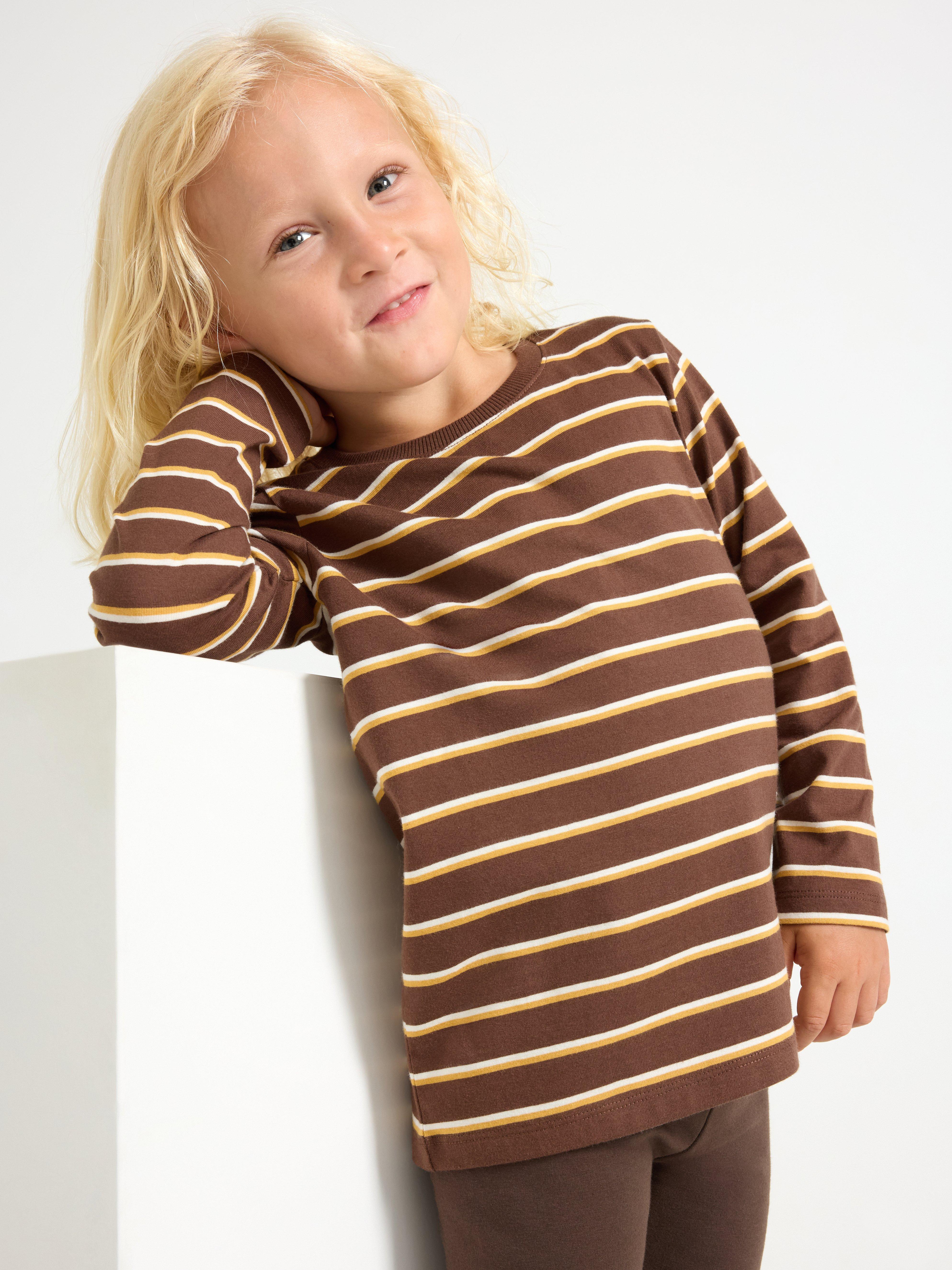 Top - Kids Wear - Brown