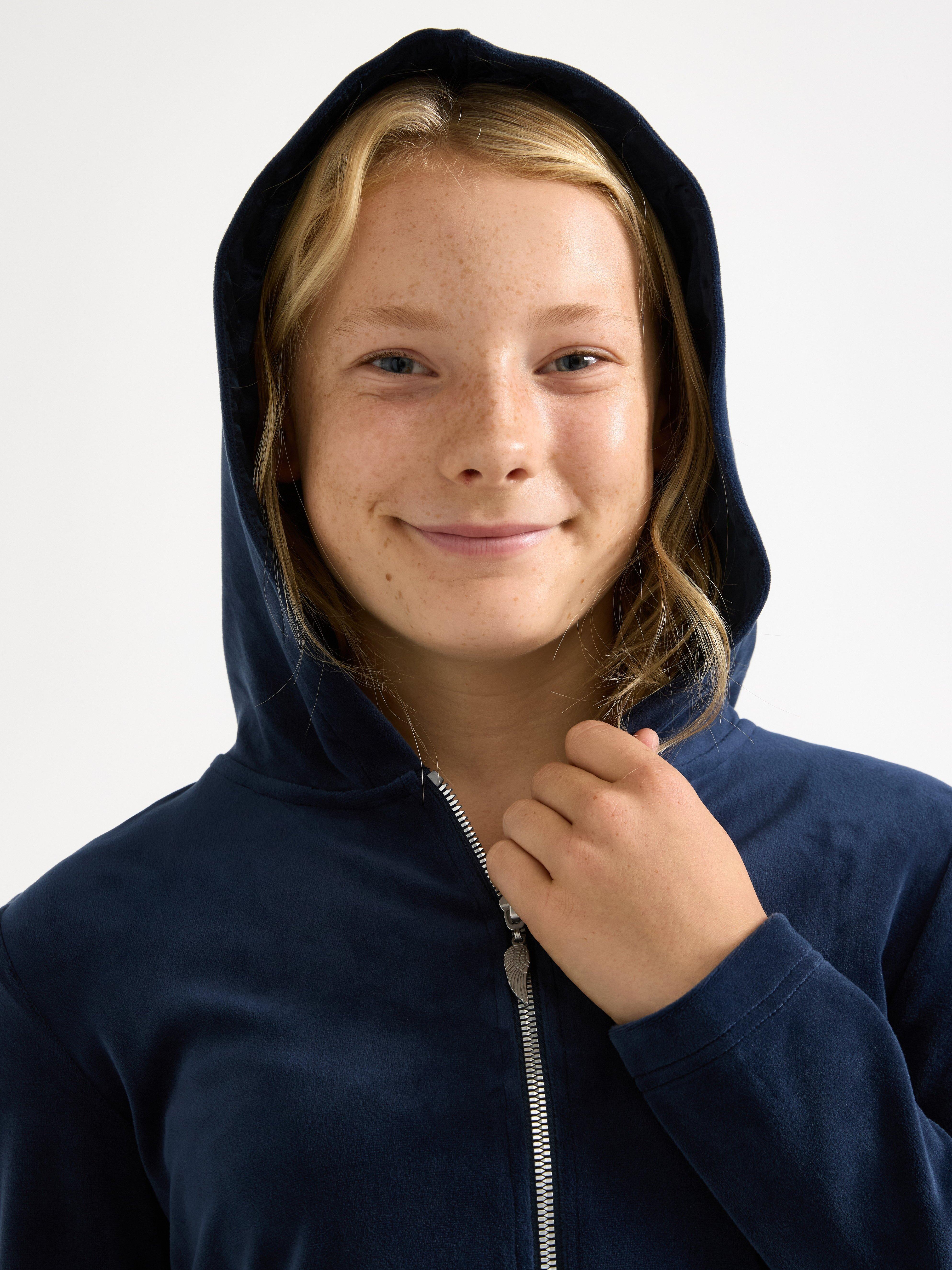 Hooded Sweatshirt - Kids Wear - Blue