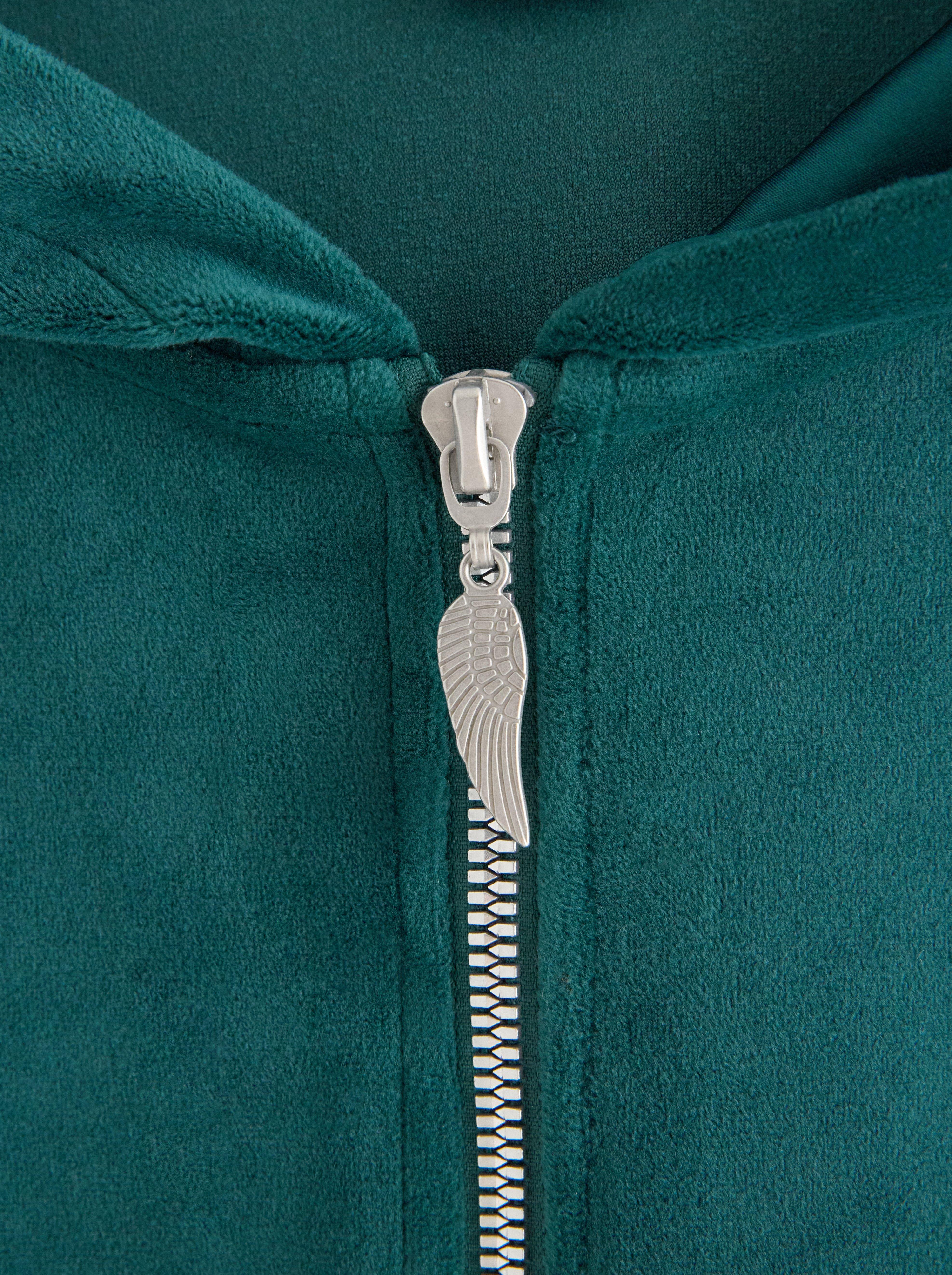 Sweatshirt med hætte - Børn - Turkis