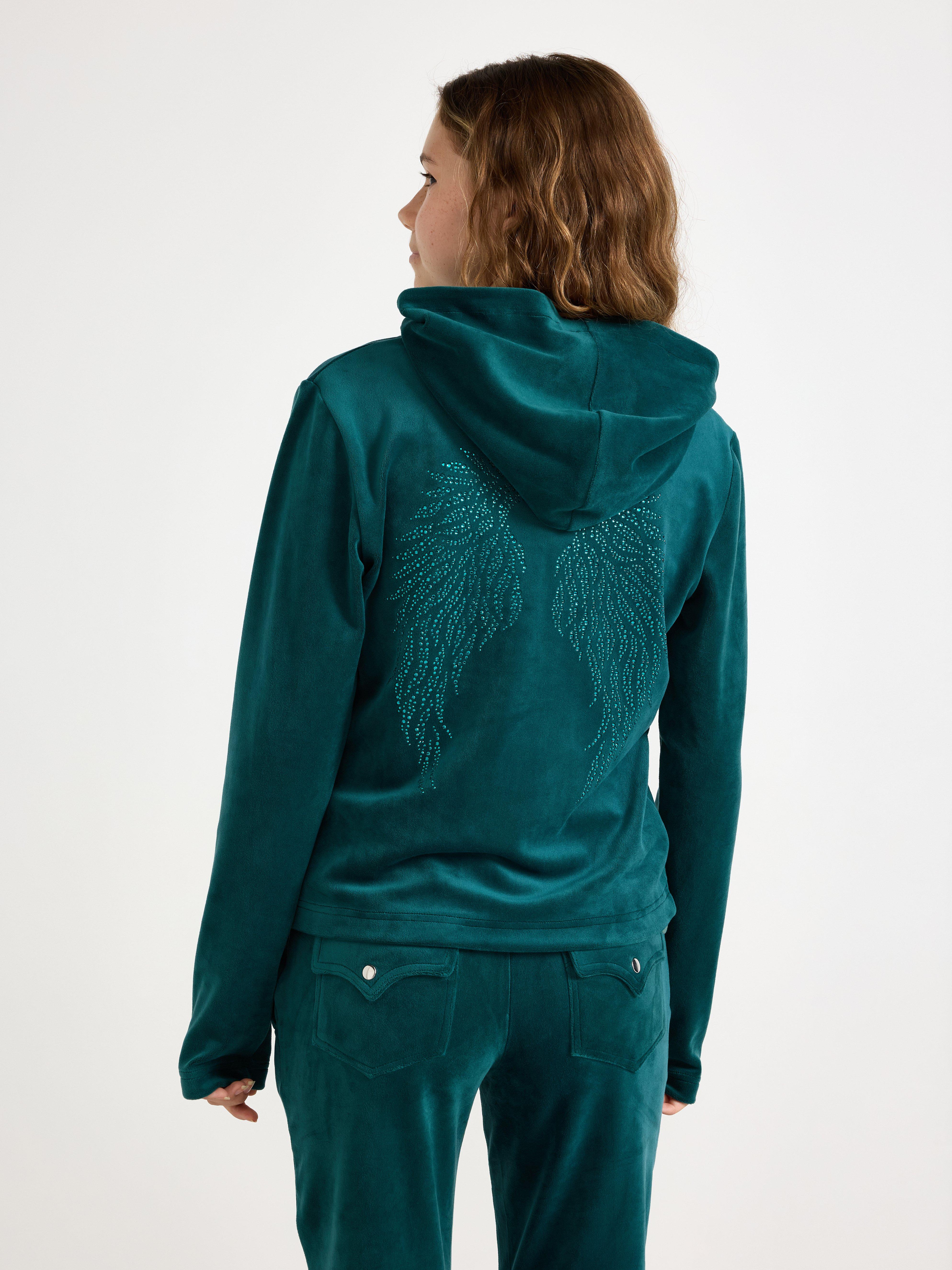 Hooded Sweatshirt - Kids Wear - Turquoise