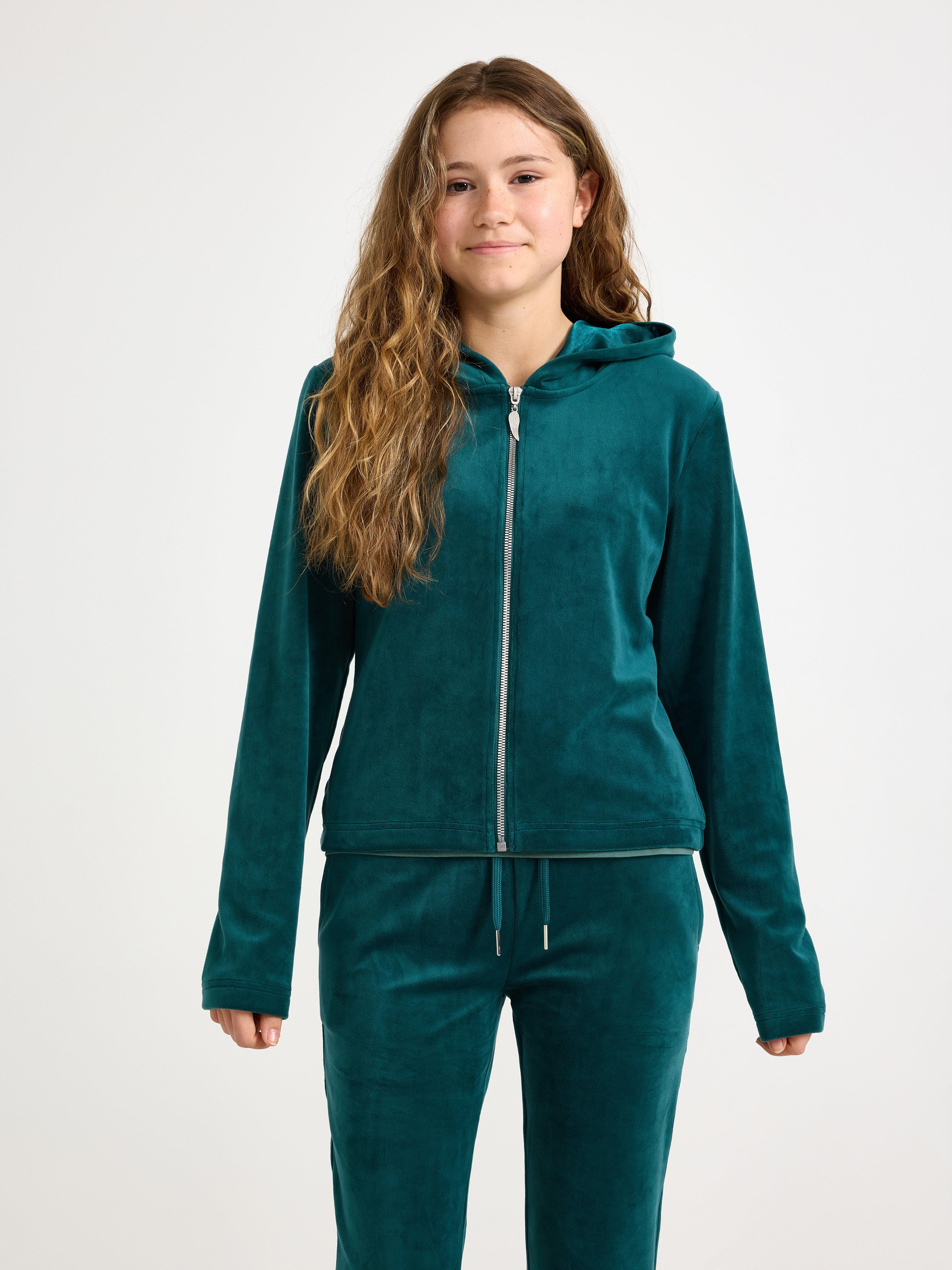 Hooded Sweatshirt - Kids Wear - Turquoise