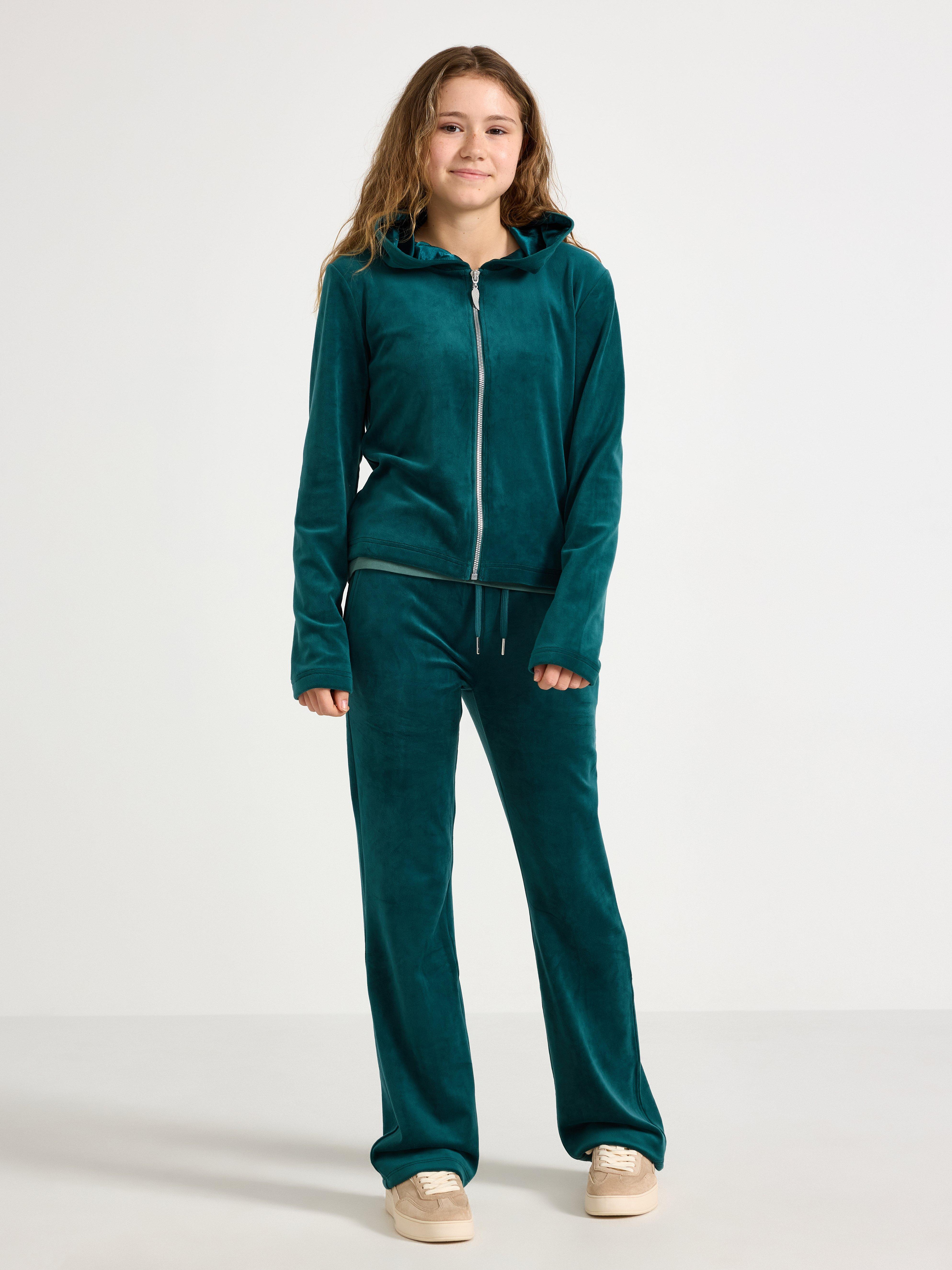 Hooded Sweatshirt - Kids Wear - Turquoise