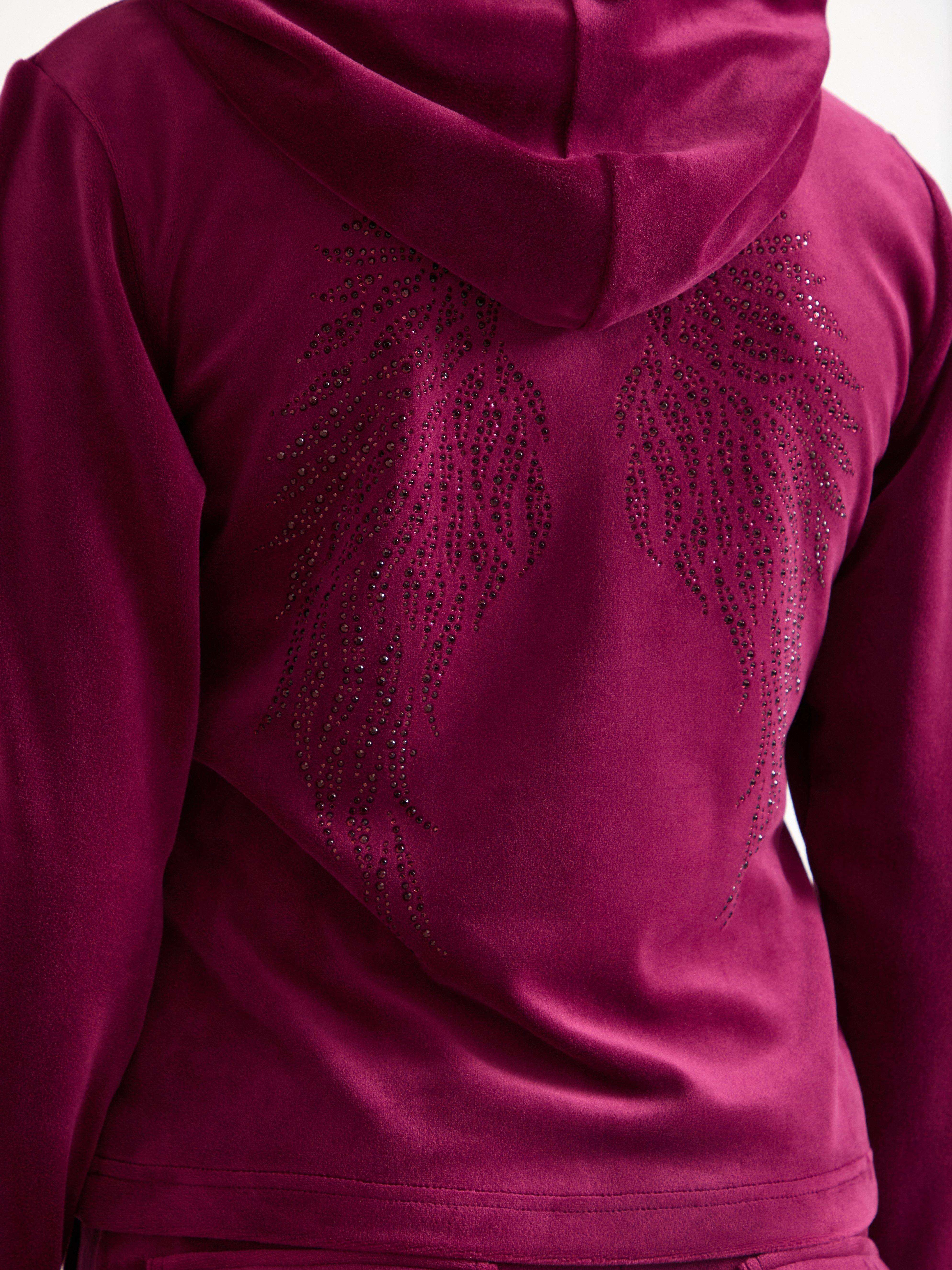 Sweatshirt med hætte - Børn - Rød