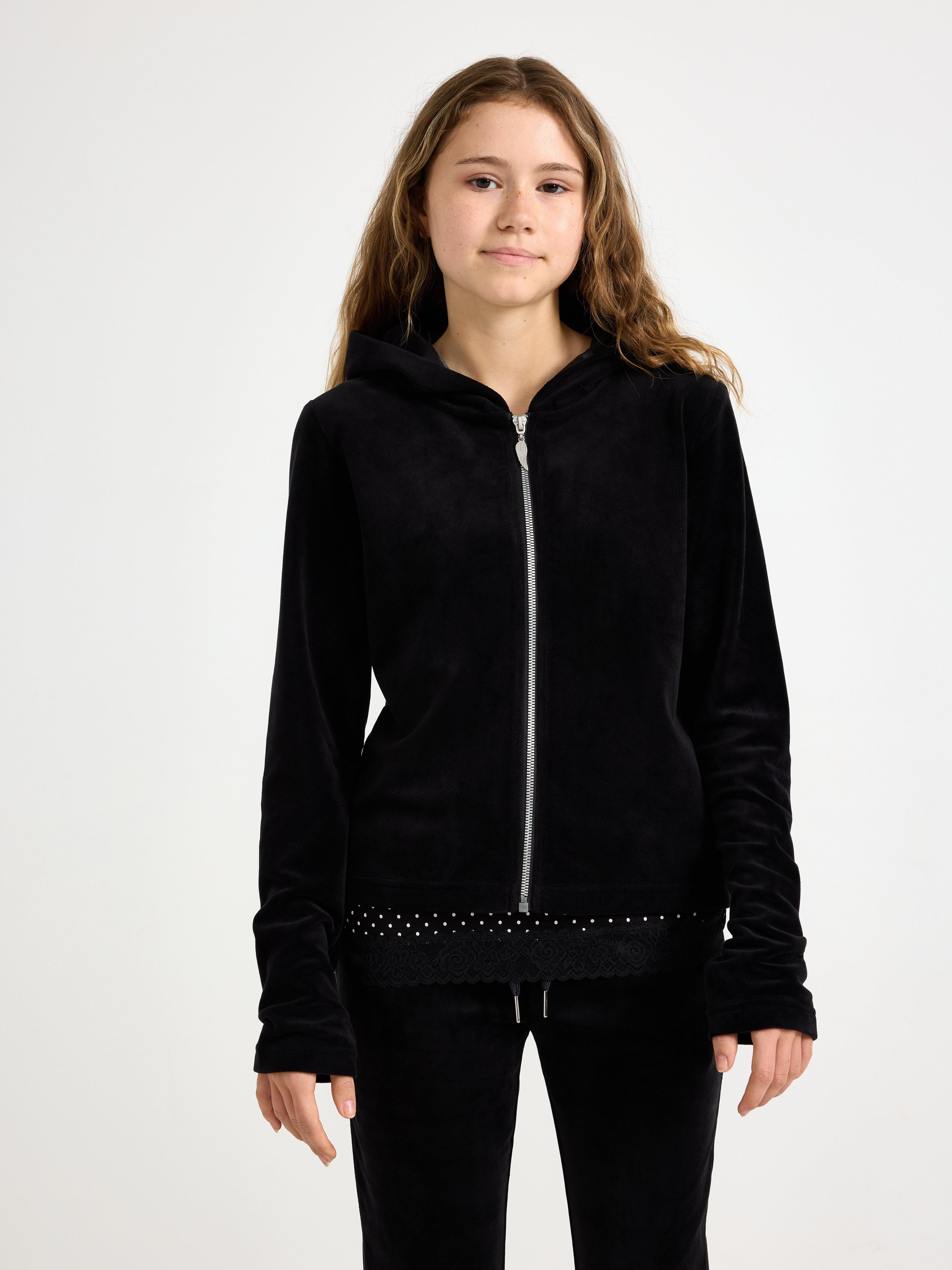 Hooded Sweatshirt - Kids Wear - Black