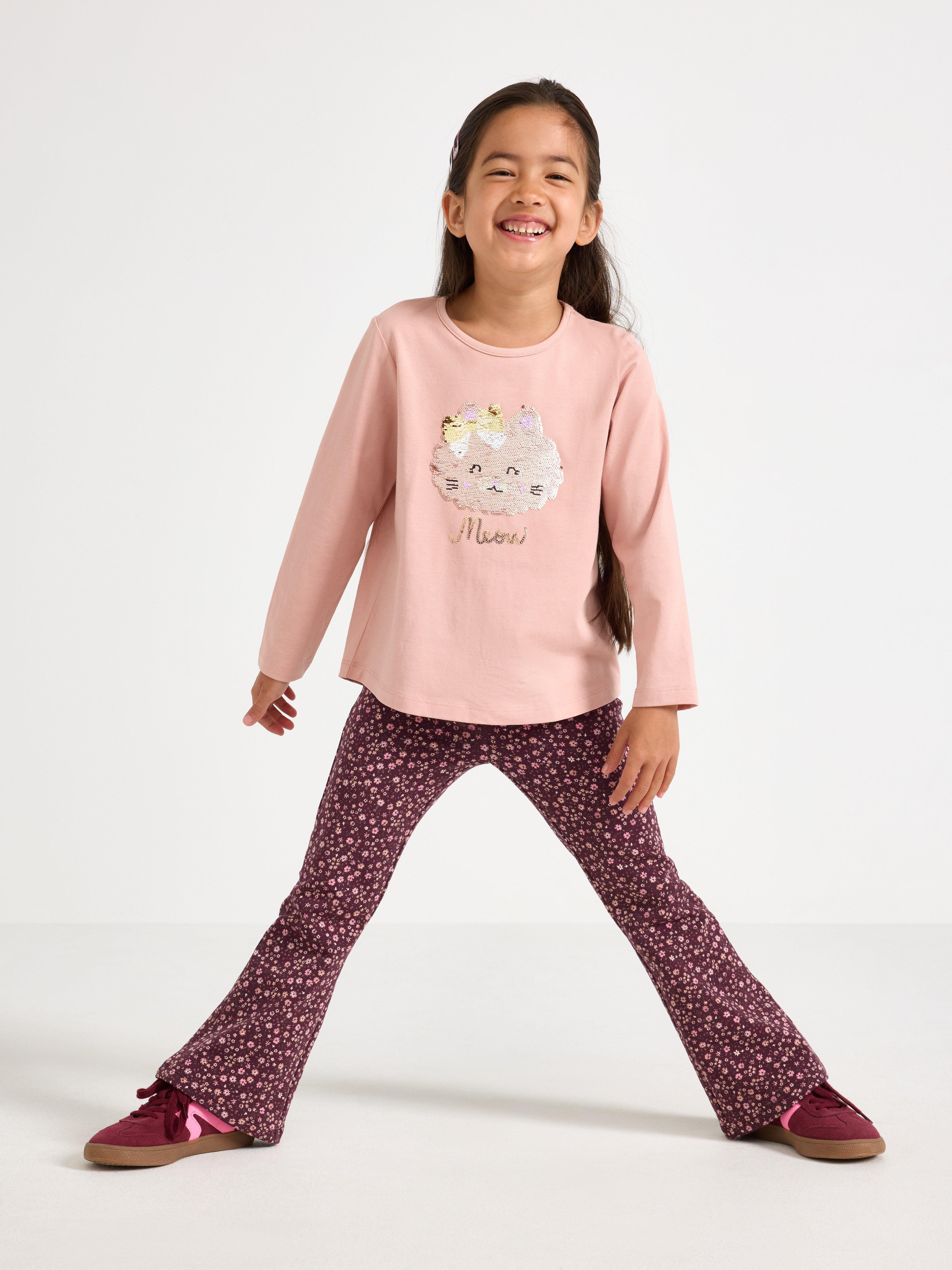 Leggings - Barn - Lila